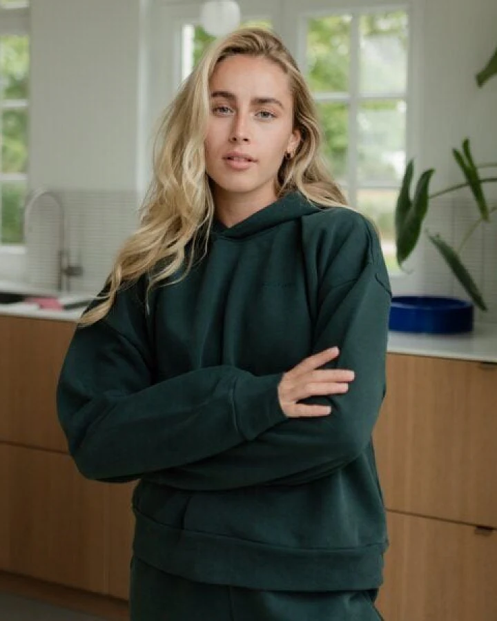 NORDLICHT Damen Hoodie NISSA aus 100% Baumwolle