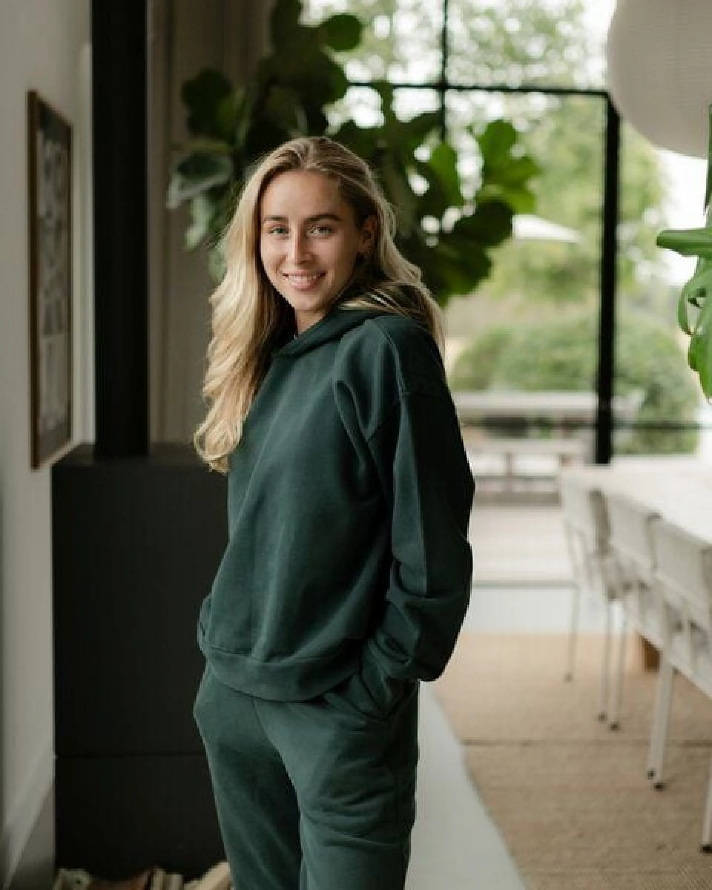 NORDLICHT Damen Hoodie NISSA aus 100% Baumwolle – Ansicht 3