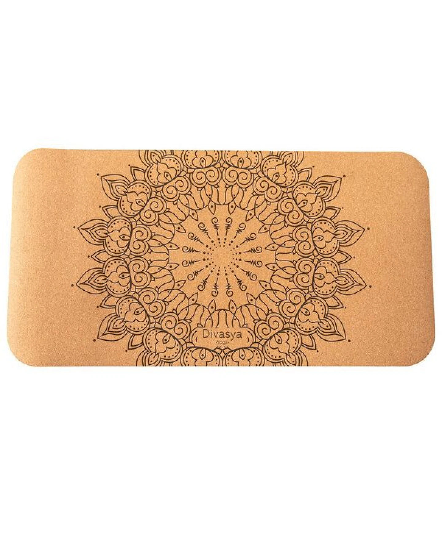 Divasya Yoga-Support-Set: Kork-Yogamatte & Yoga-Pad – Ansicht 3