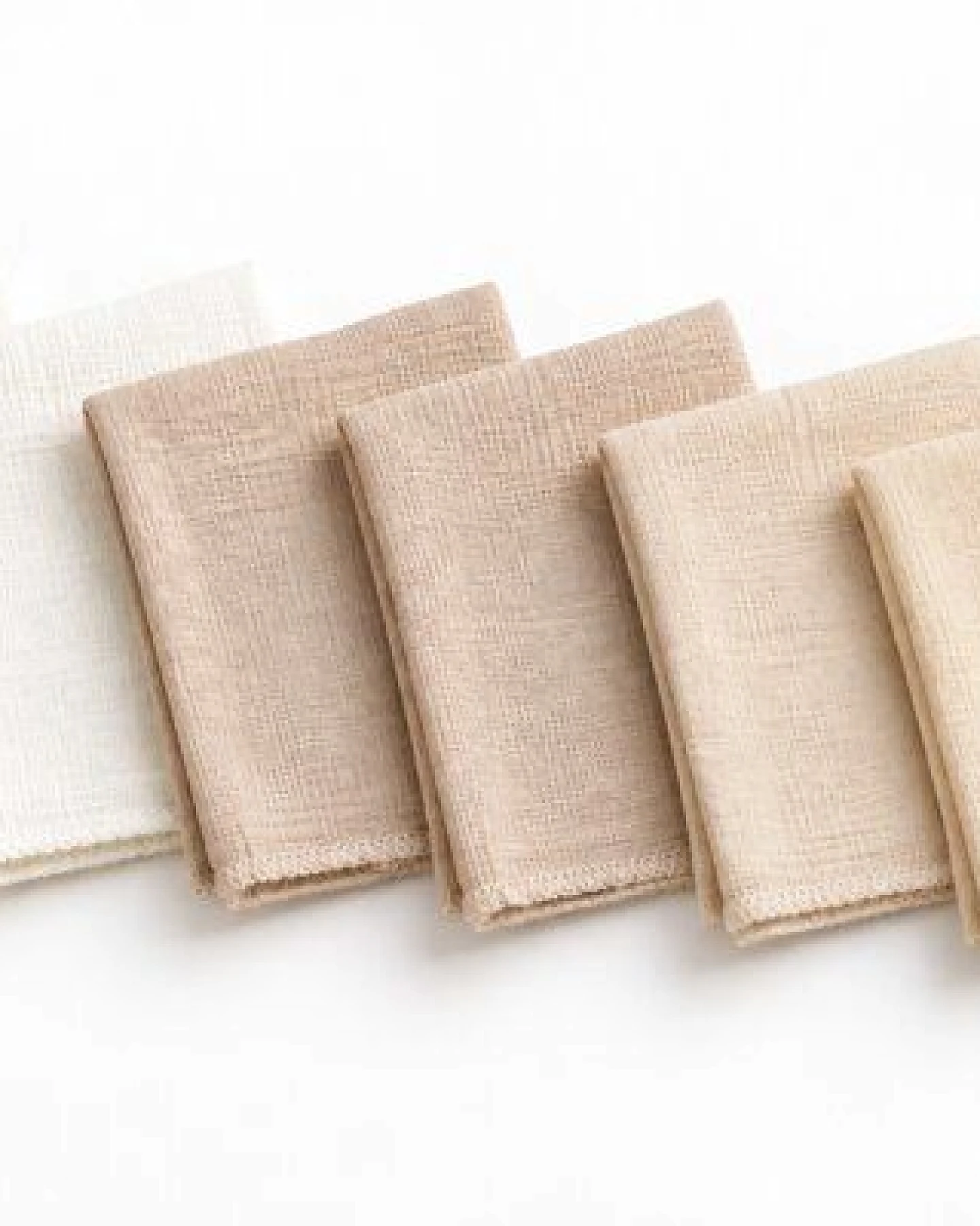 bistyle Musselin-Mundtücher - extra dicker 4 lagiger - 20x20cm - 6er Pack - zertifiziert – Bio Baumwolle – Ansicht 2