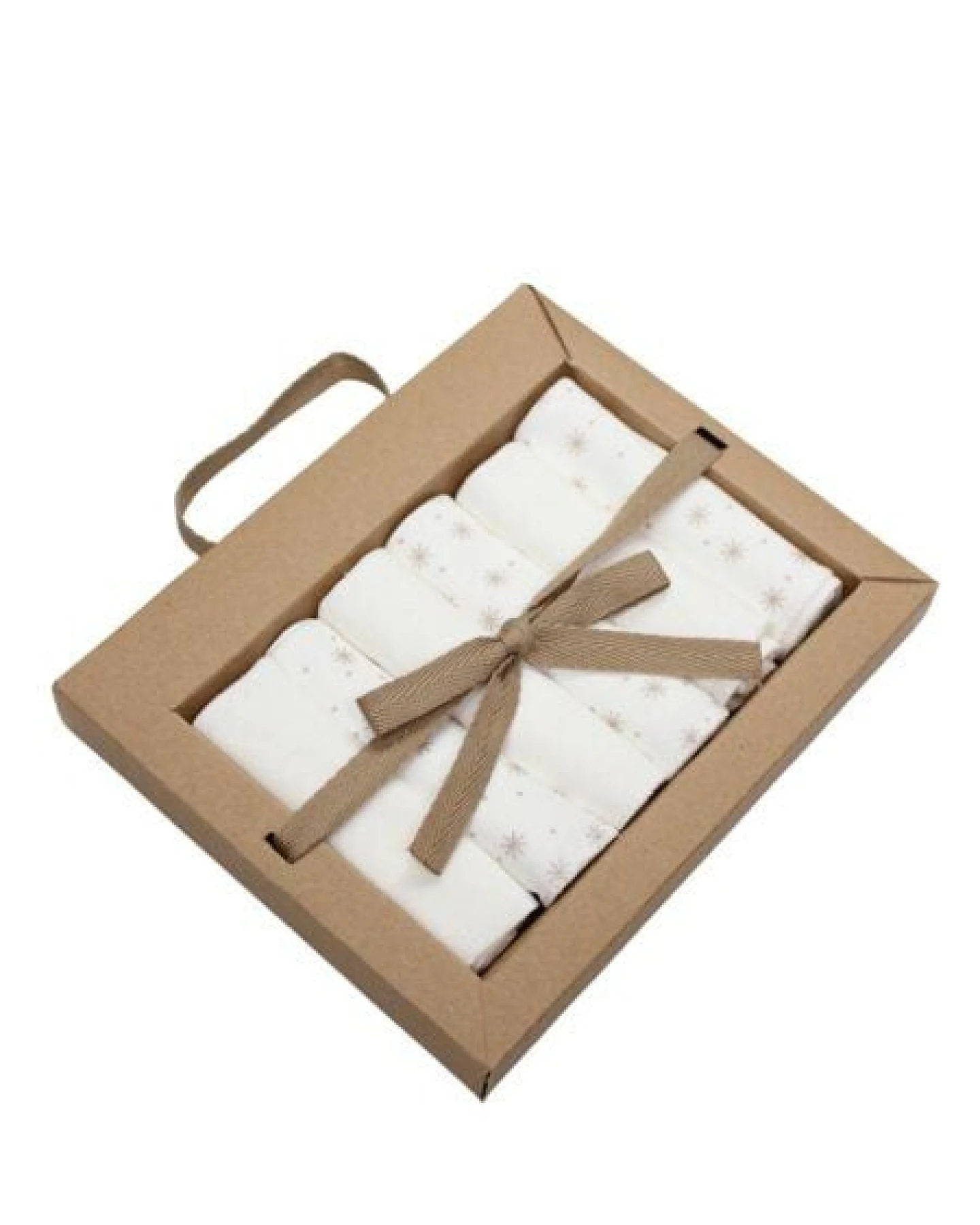 bistyle 6er-Pack-Baumwolle-Mundtücher - 20x20cm - zertifiziert – Bio Baumwolle – Ansicht 4
