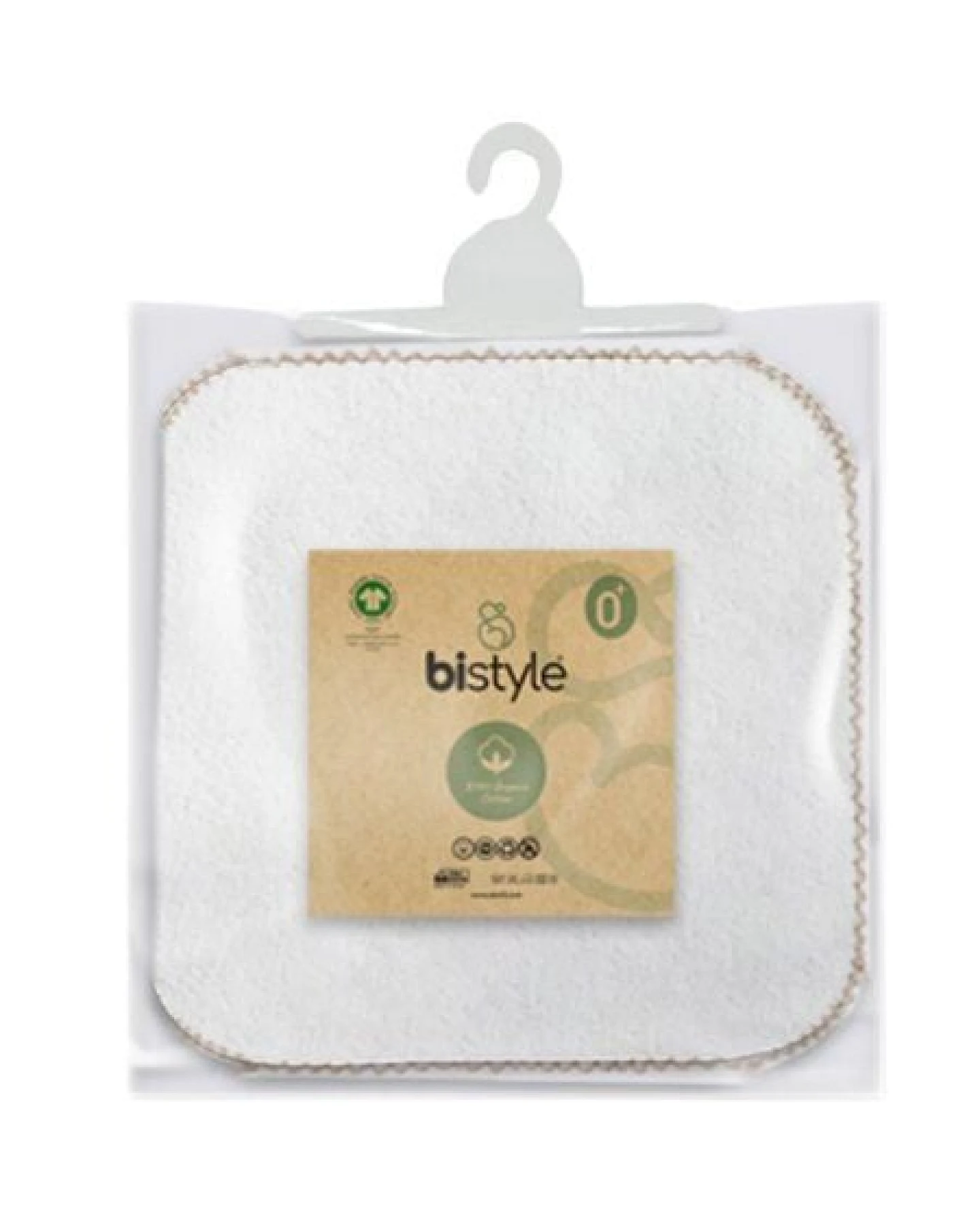 bistyle 6er-Pack-Frottee-Mundtücher - 28x28cm - zertifiziert – Bio Baumwolle – Ansicht 4