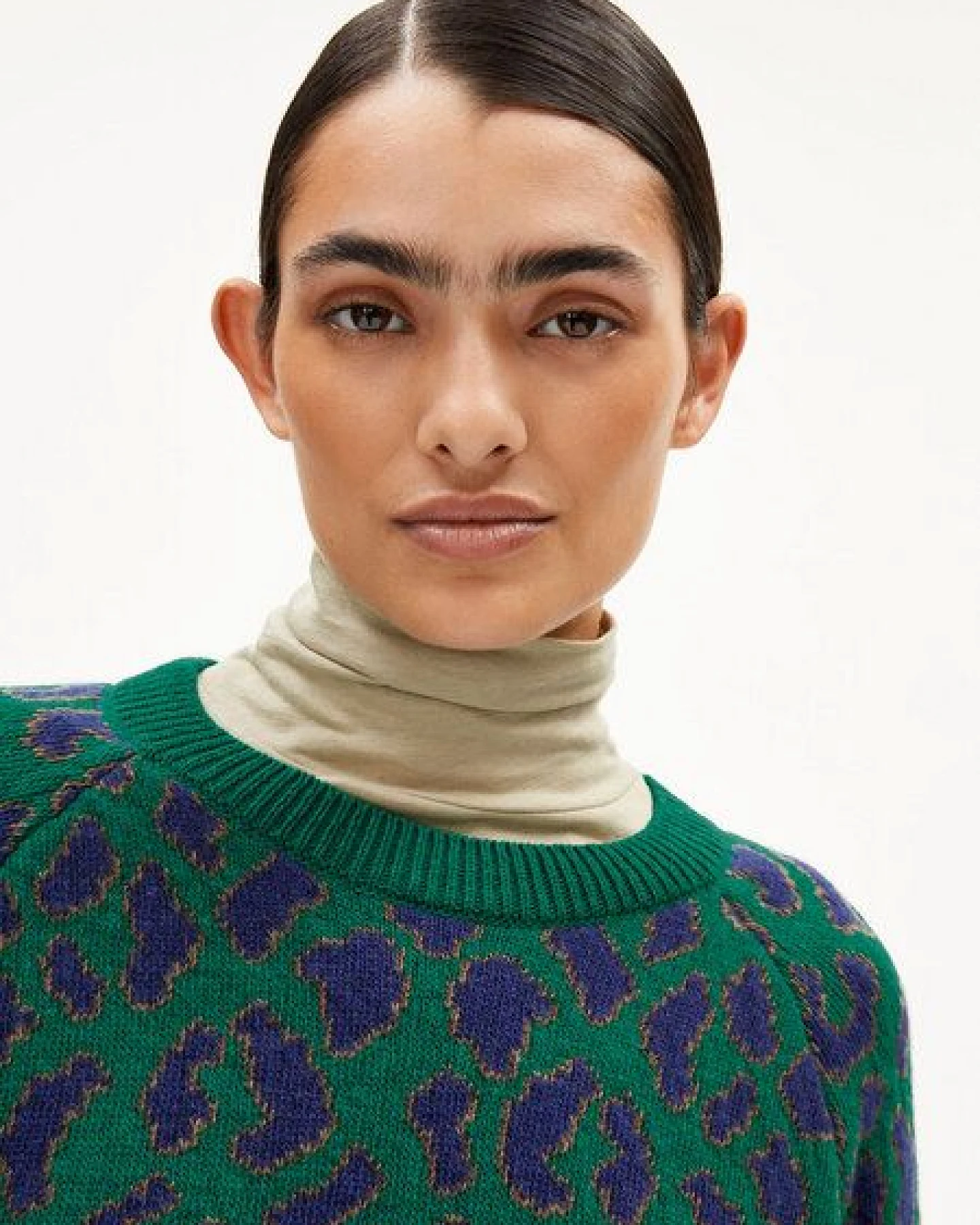 ARMEDANGELS Damen Pullover - Diliriaa Leopaa - aus Wolle – Ansicht 4