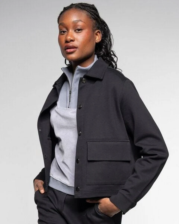 Alma & Lovis Edle Jacke in Gabardine-Struktur aus Organic Cotton