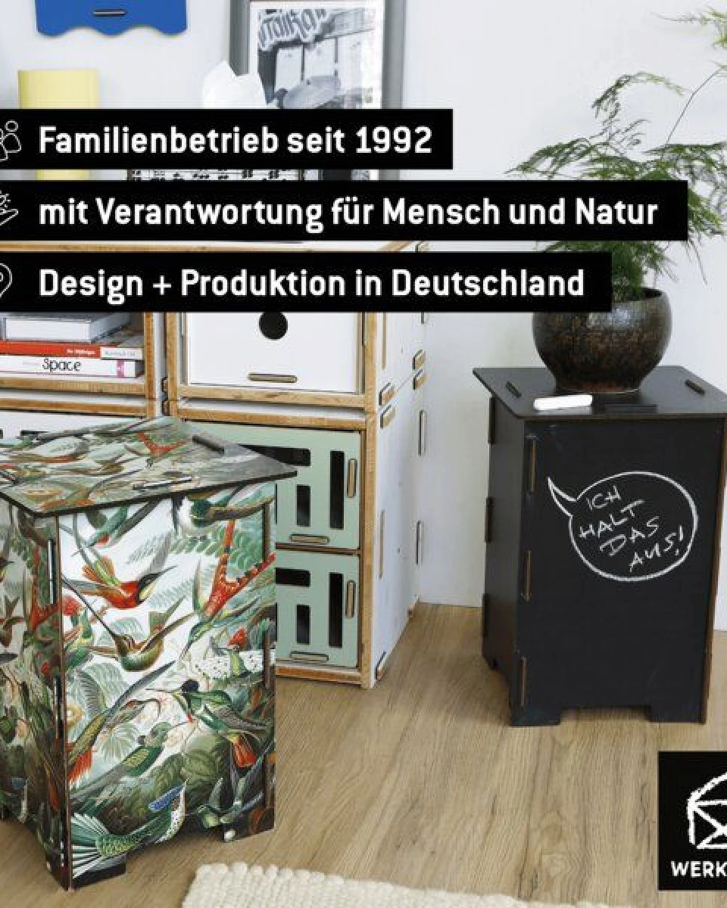 WERKHAUS Photohocker - Kolibris – Ansicht 2