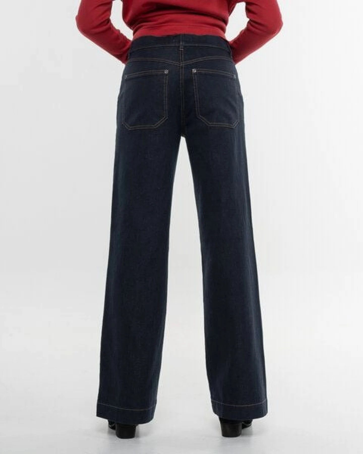 Alma & Lovis Trendige Marlene-Jeans aus Bio-Baumwoll Denim – Ansicht 4