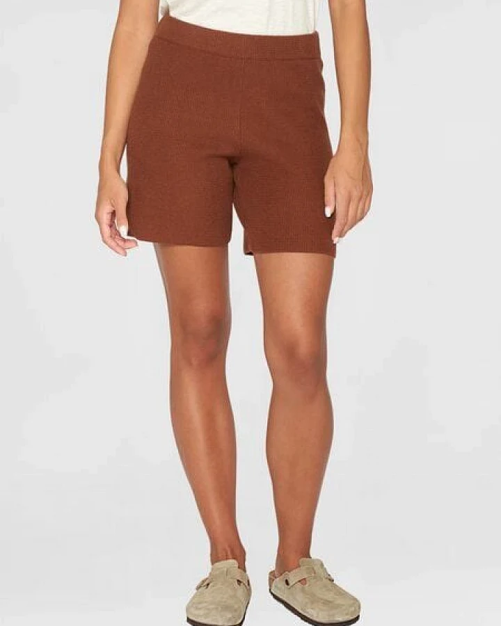 KnowledgeCotton Apparel Gale Mid-Rise Racking Stitch Shorts