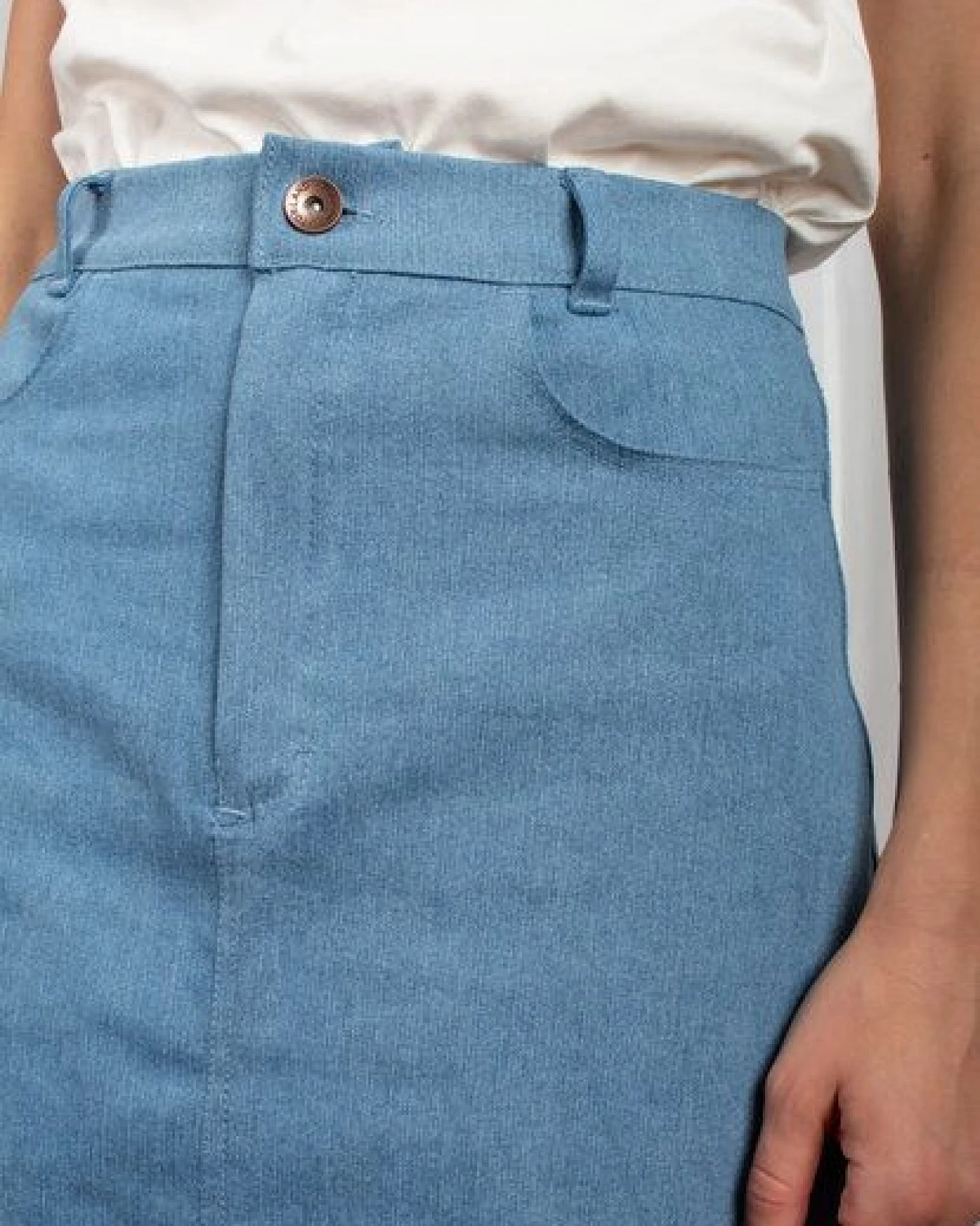 TORLAND Nachhaltiger Rock im Denimstyle aus Biobaumwolle DANIJA – Ansicht 4