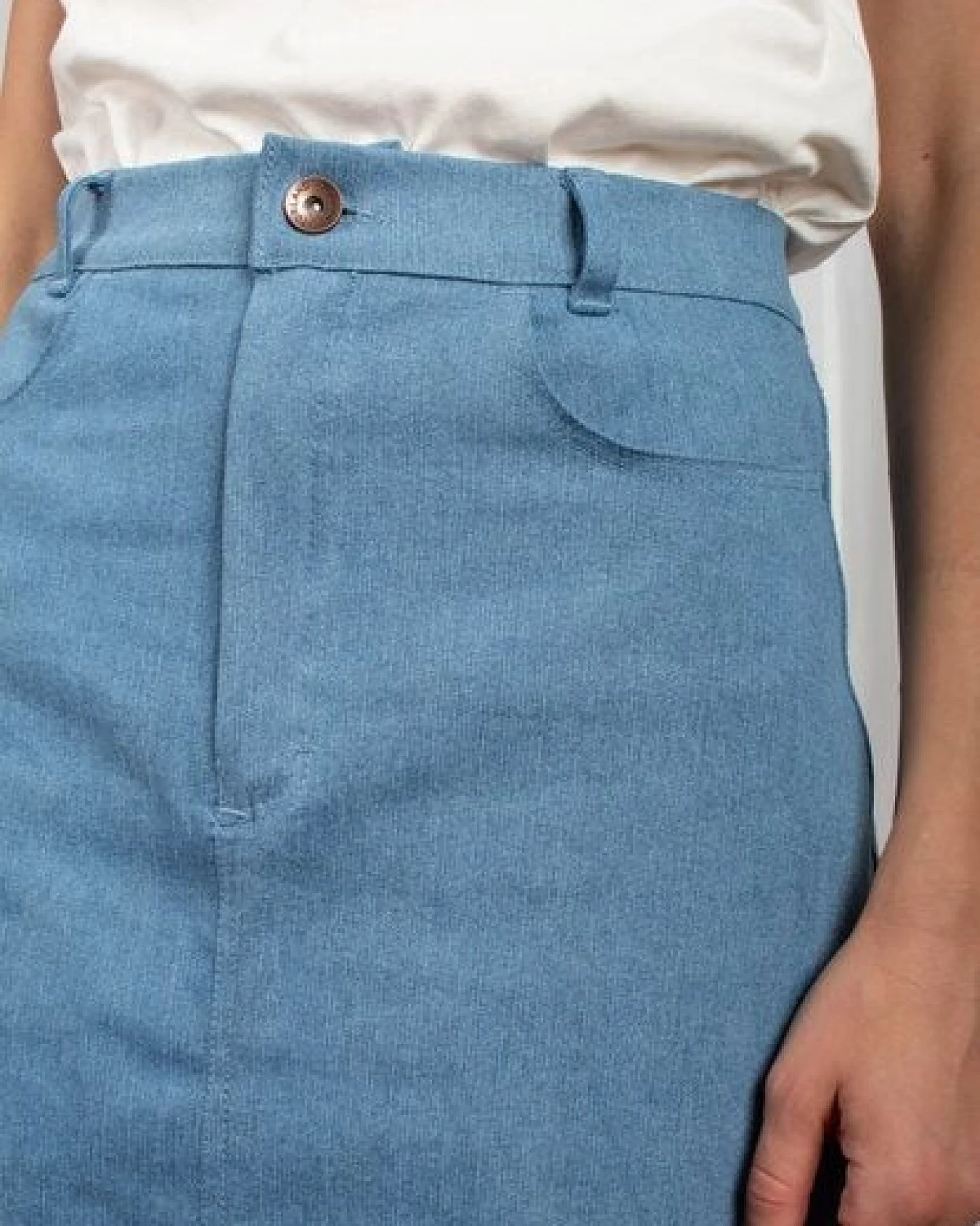 TORLAND Nachhaltiger Rock im Denimstyle aus Biobaumwolle DANIJA – Ansicht 4