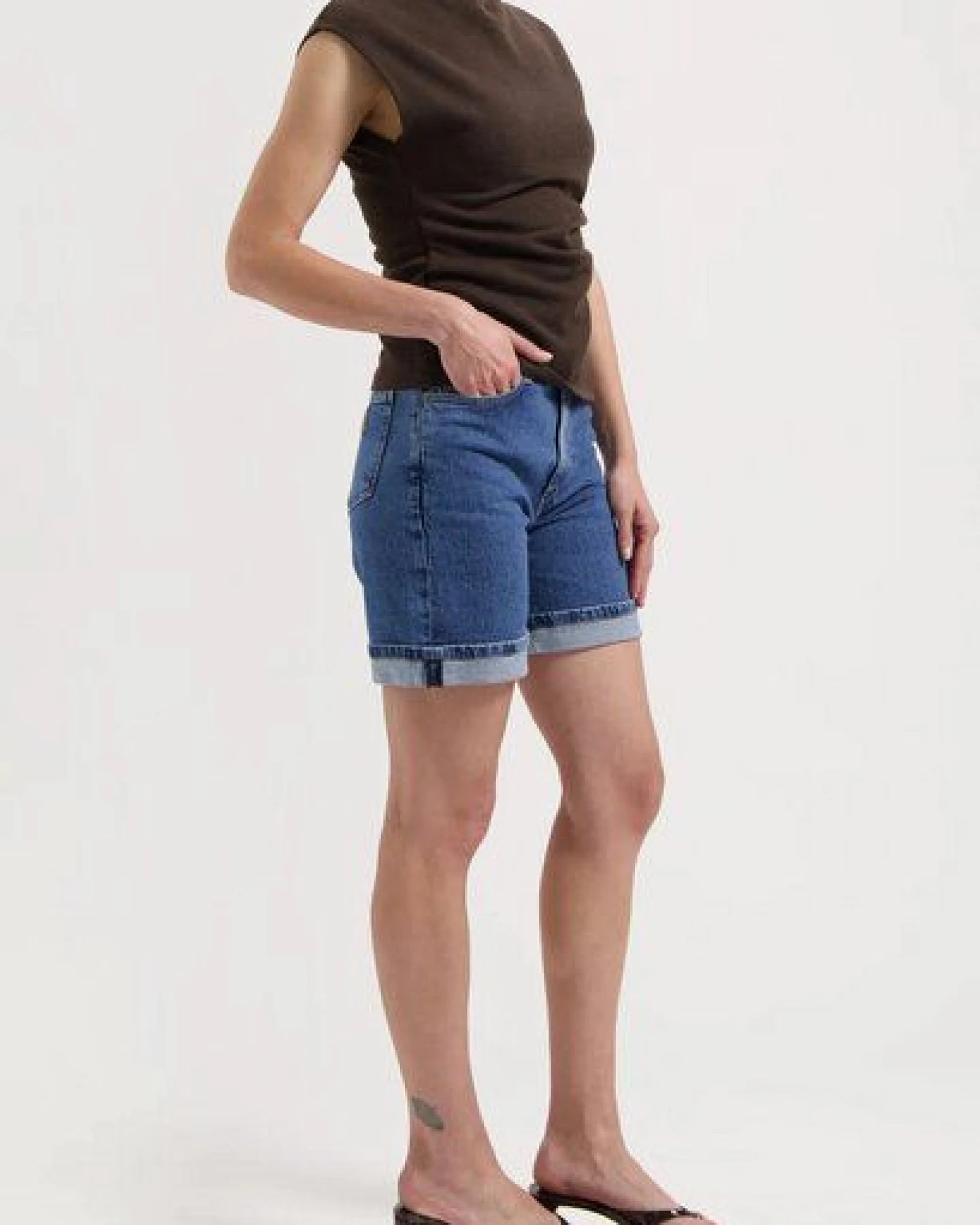 MUD Jeans Luna Mid Short – Ansicht 3
