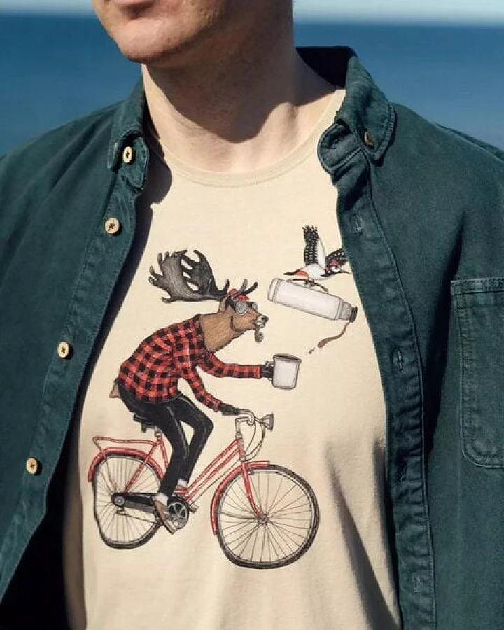LAKOR T-Shirt aus Bio-Baumwolle - Off to Work