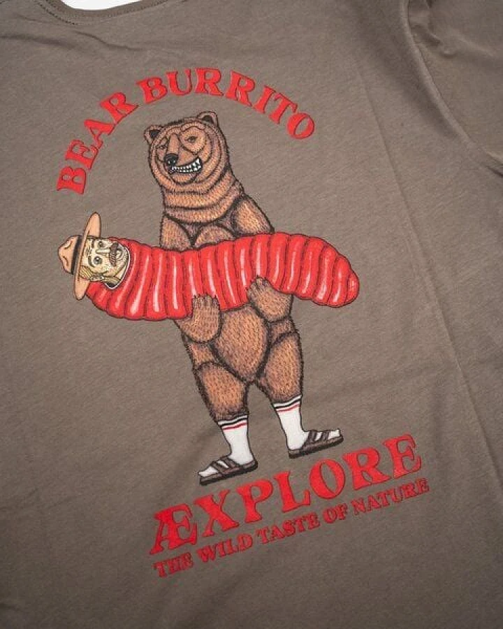 LAKOR T-Shirt aus Bio-Baumwolle - Bear Burrito