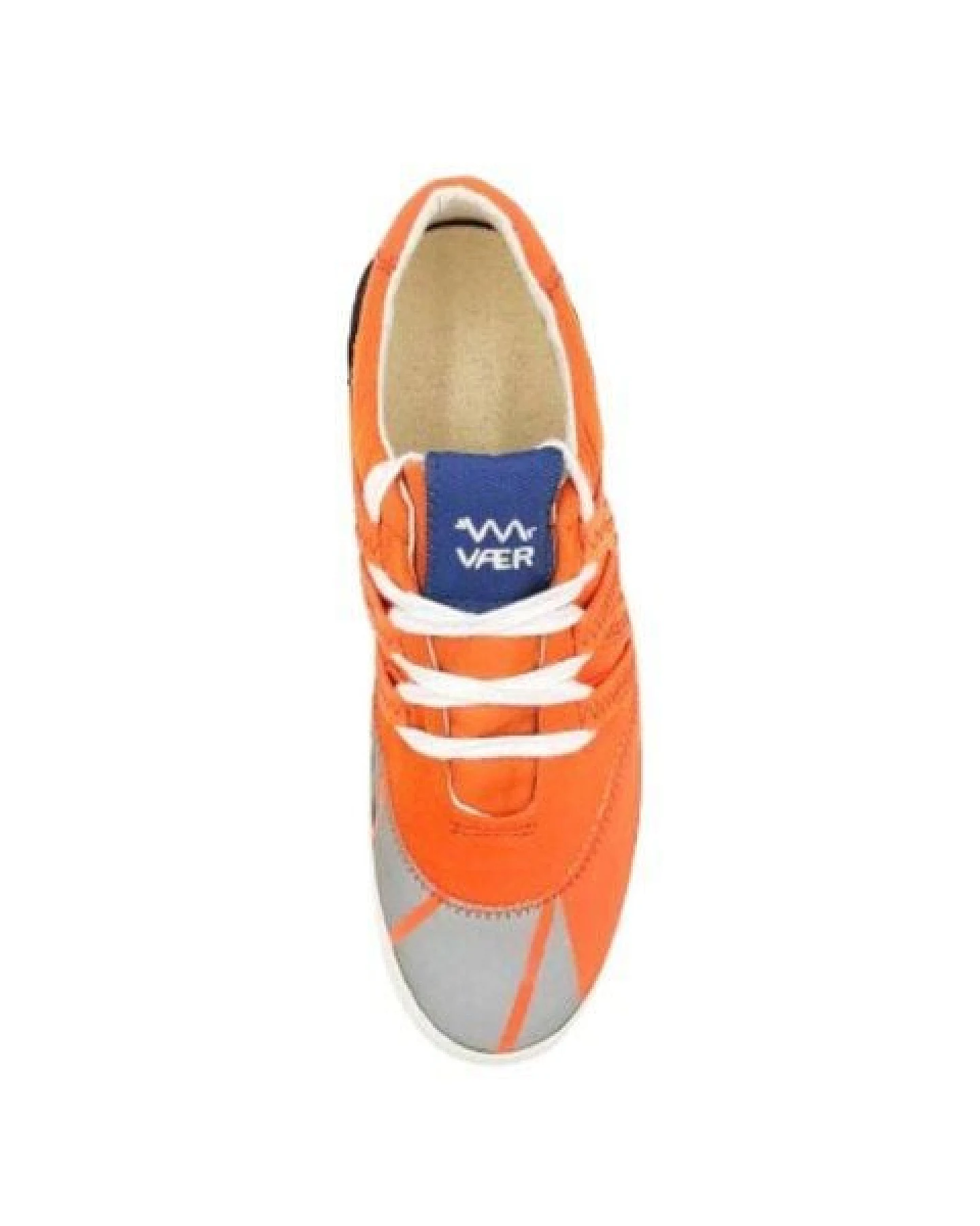 VAER LIMITIERT Nachhaltiger Sneaker: Recycled / Upcycled / Zirkulär / Vegan - Orange Phoenix – Ansicht 3