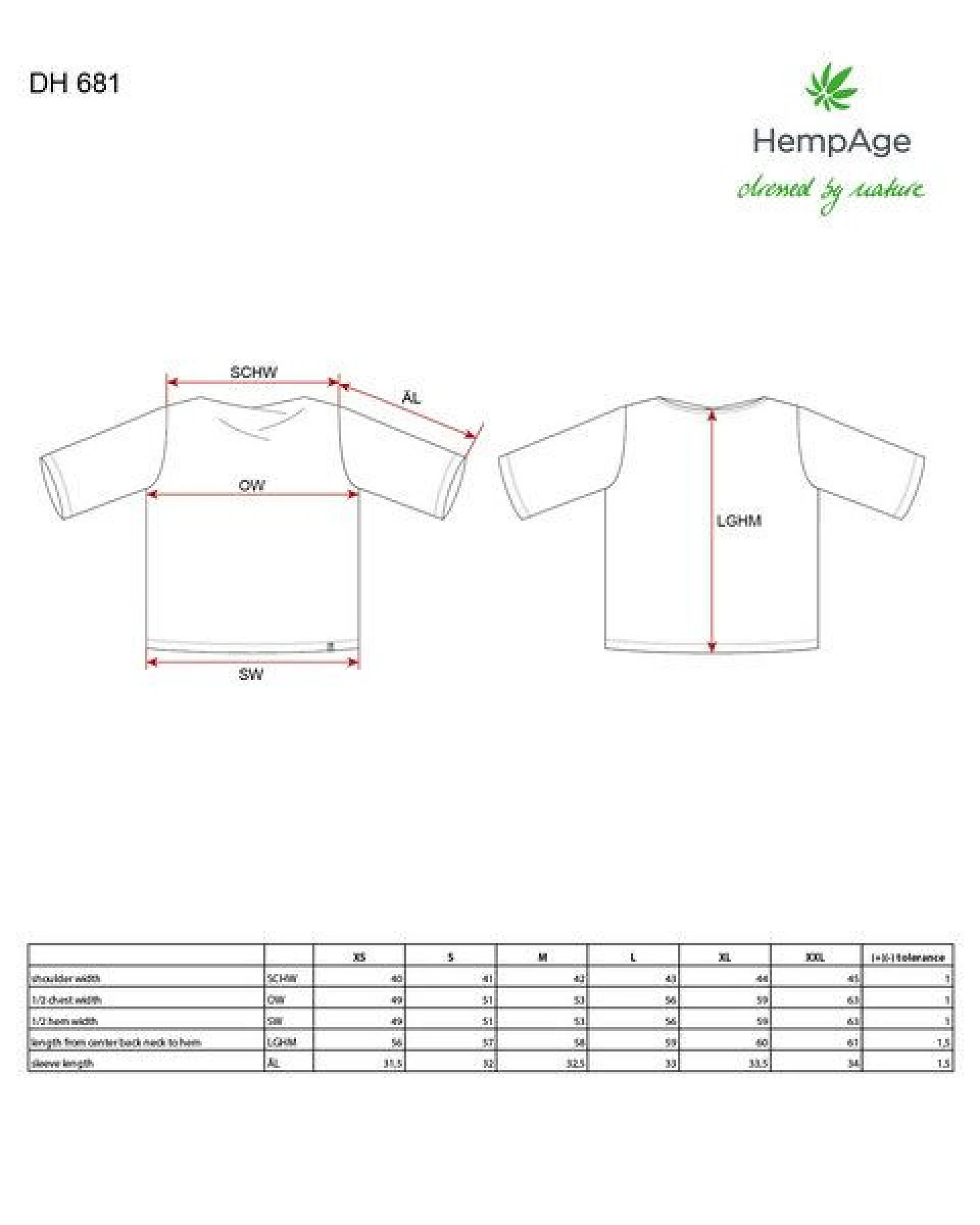 HempAge Wasserfallshirt 100% Lyocell (auf Hanf-Basis) – Ansicht 2