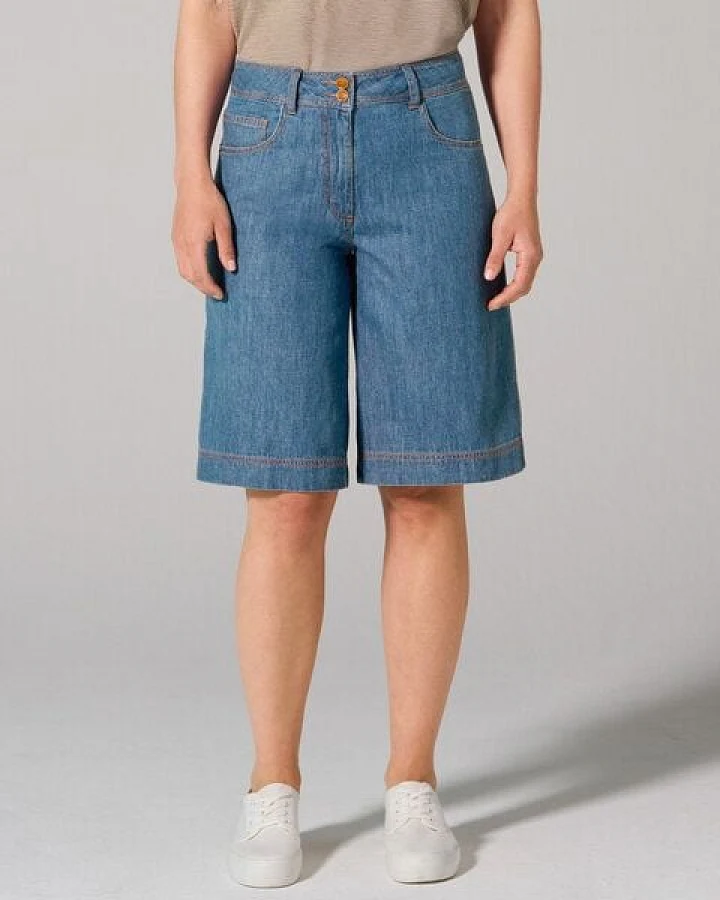 HempAge Damen Bermudahose 55% Hanf, 45% Biobaumwolle