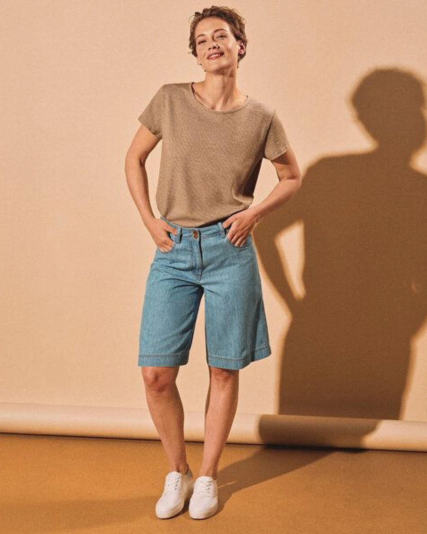 HempAge Damen Bermudahose 55% Hanf, 45% Biobaumwolle – Ansicht 4