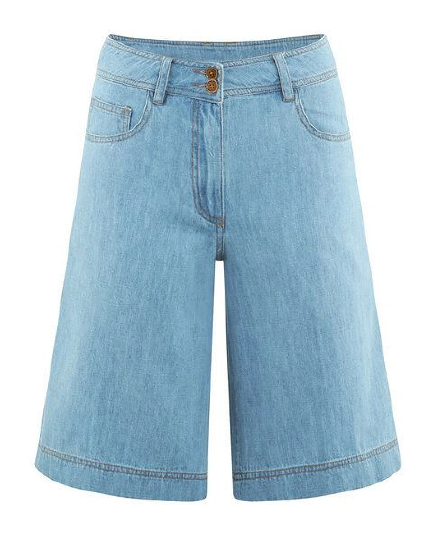 HempAge Damen Bermudahose 55% Hanf, 45% Biobaumwolle – Ansicht 3