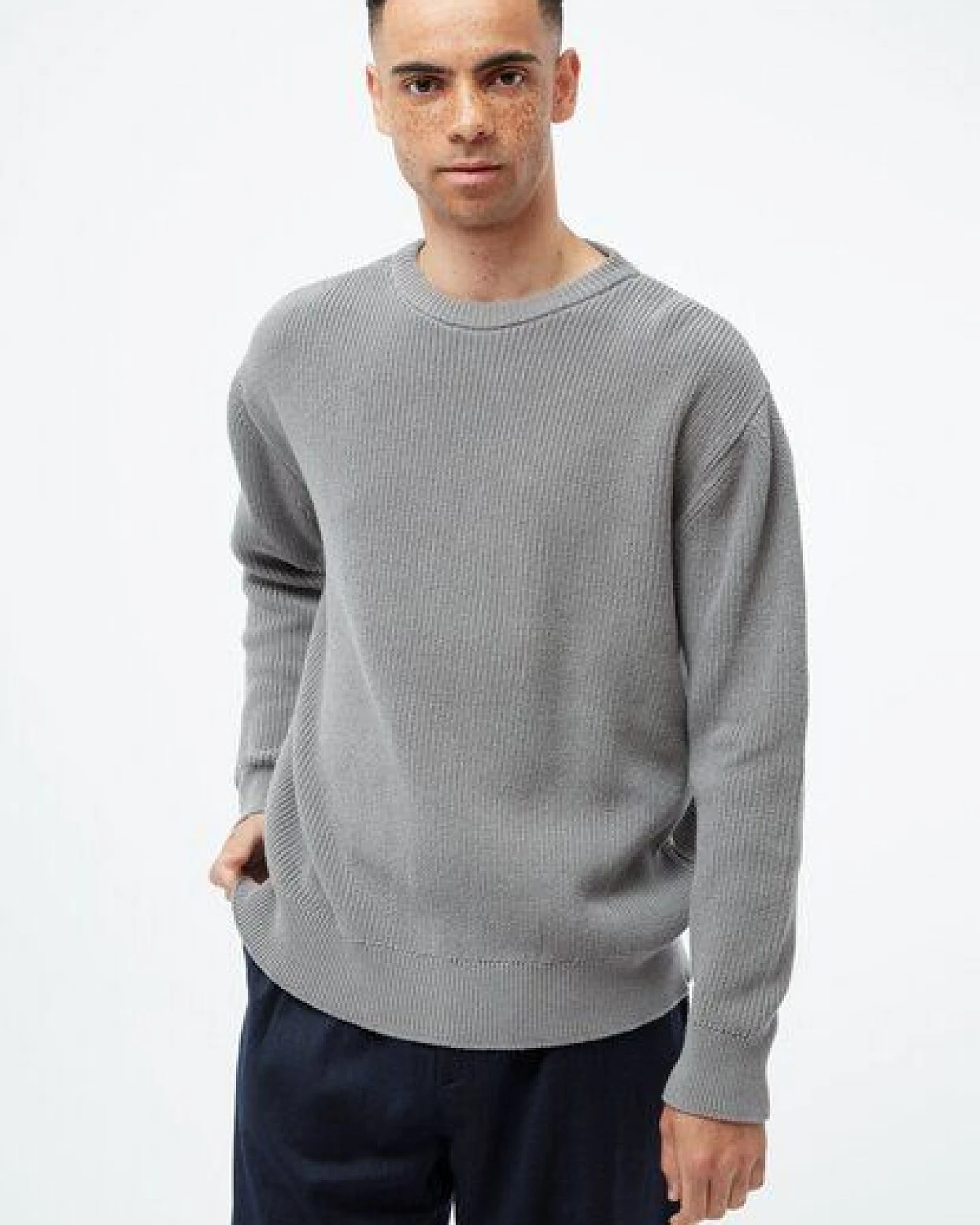 Givn Berlin Strickpullover GBBRENDAN loose Fit aus Bio-Baumwolle – Ansicht 2