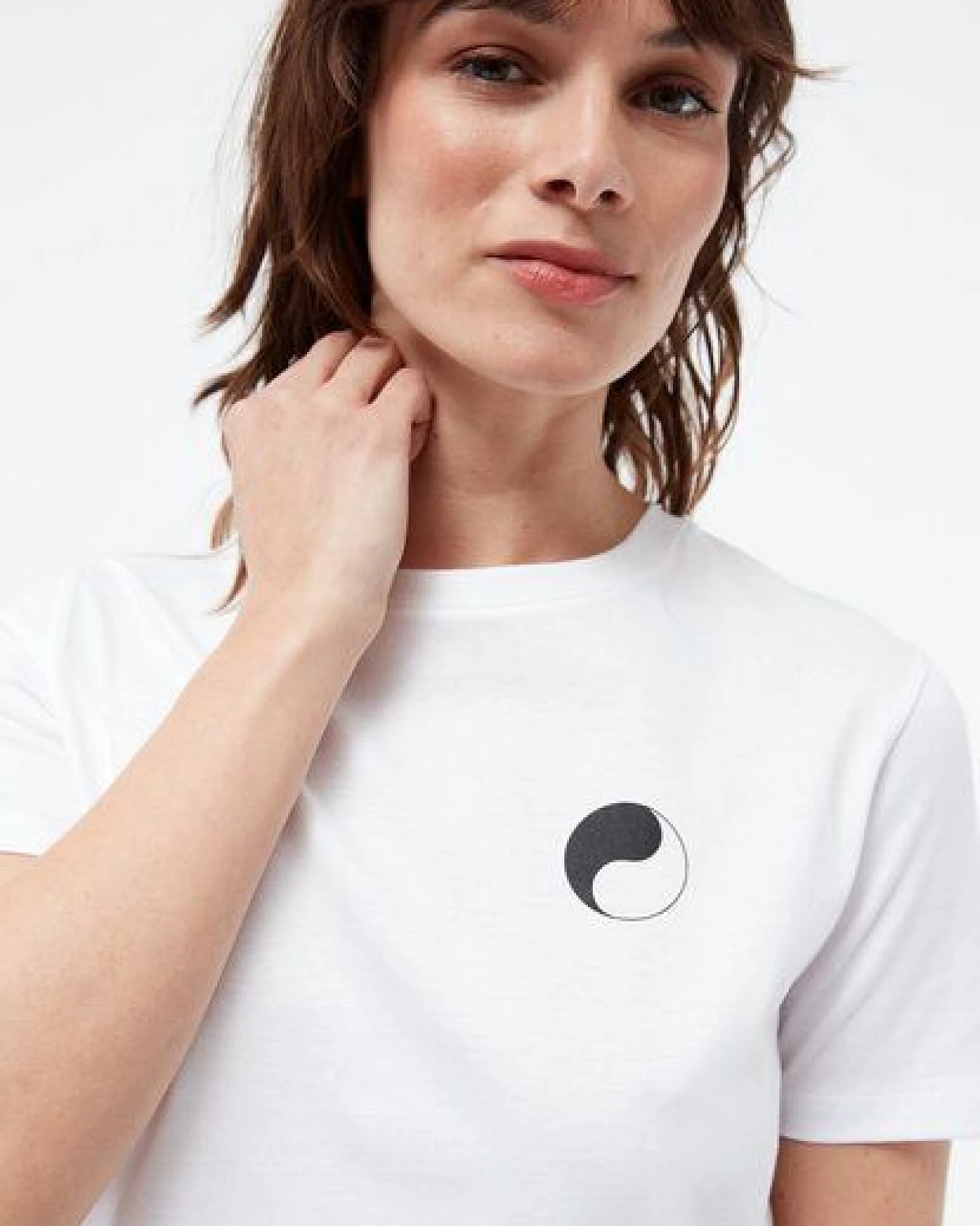 Givn Berlin T-Shirt GBFINE (YING YANG) aus Bio-Baumwoll Jersey mit Print – Ansicht 3