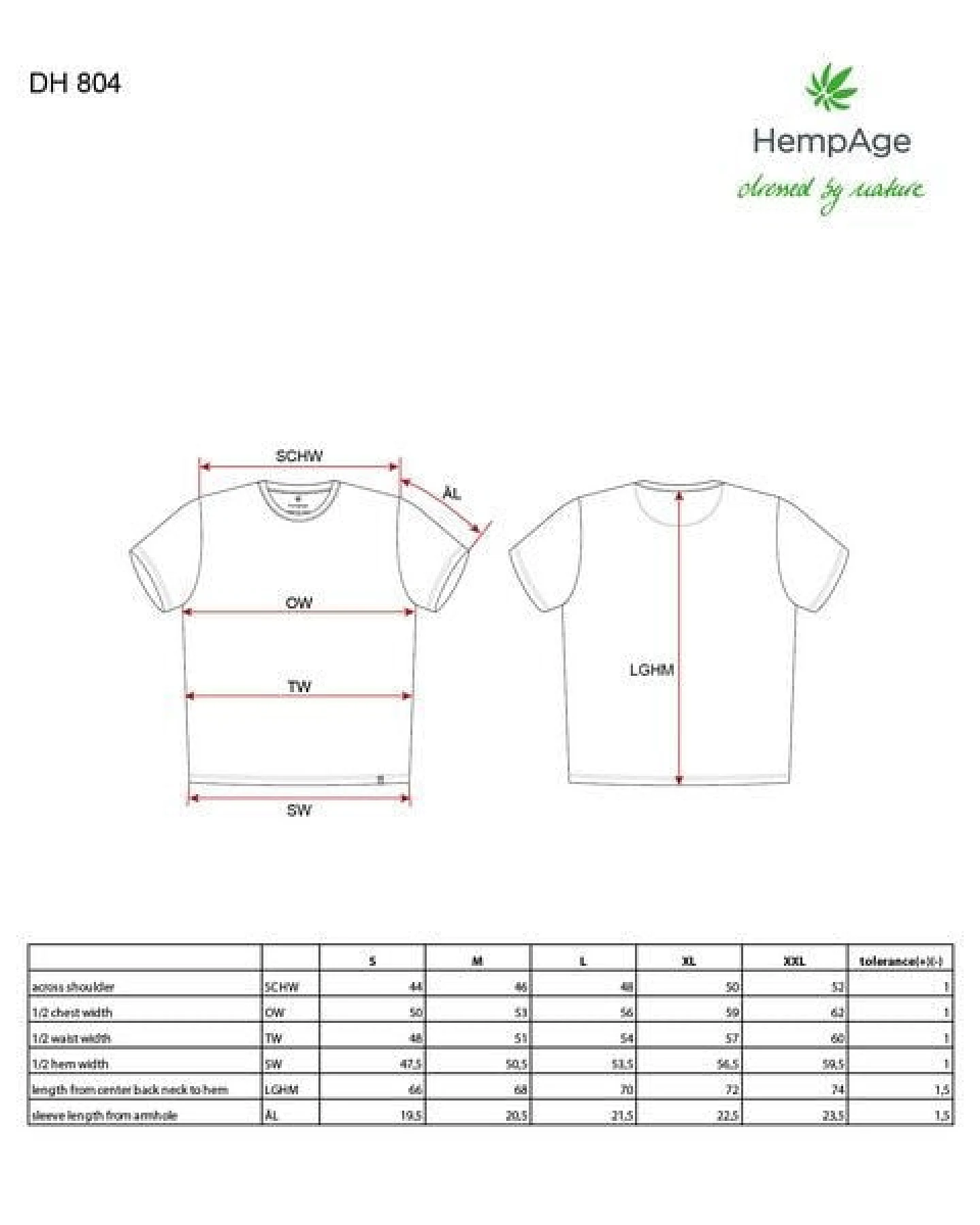 HempAge Herren Ringel-T-Shirt 55% Hanf, 45% Biobaumwolle – Ansicht 2