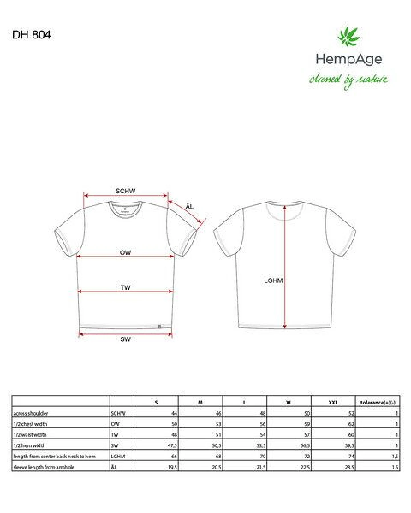 HempAge Herren Ringel-T-Shirt 55% Hanf, 45% Biobaumwolle – Ansicht 2