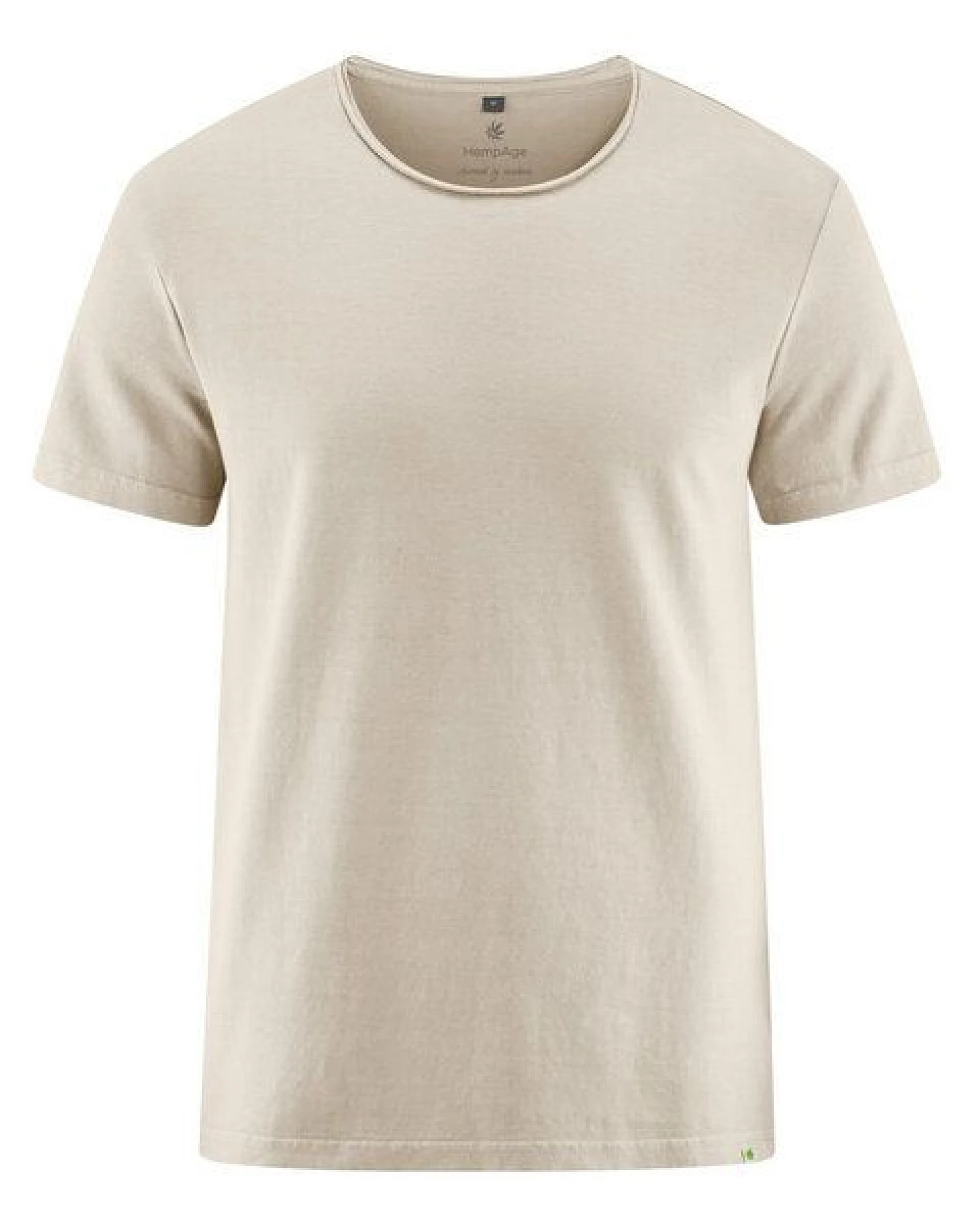 HempAge T-Shirt mit Rollsaum 56% Biobaumwolle, 44% Hanf – Ansicht 3