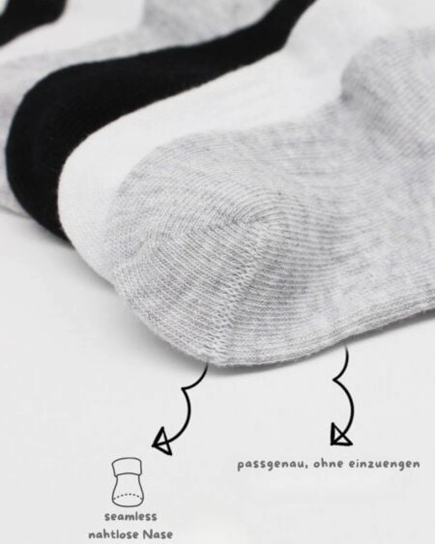 bistyle Baby-Sneaker Socken Basic 6er-Pack – zertifiziert, hoher Baumwollanteil – Ansicht 3