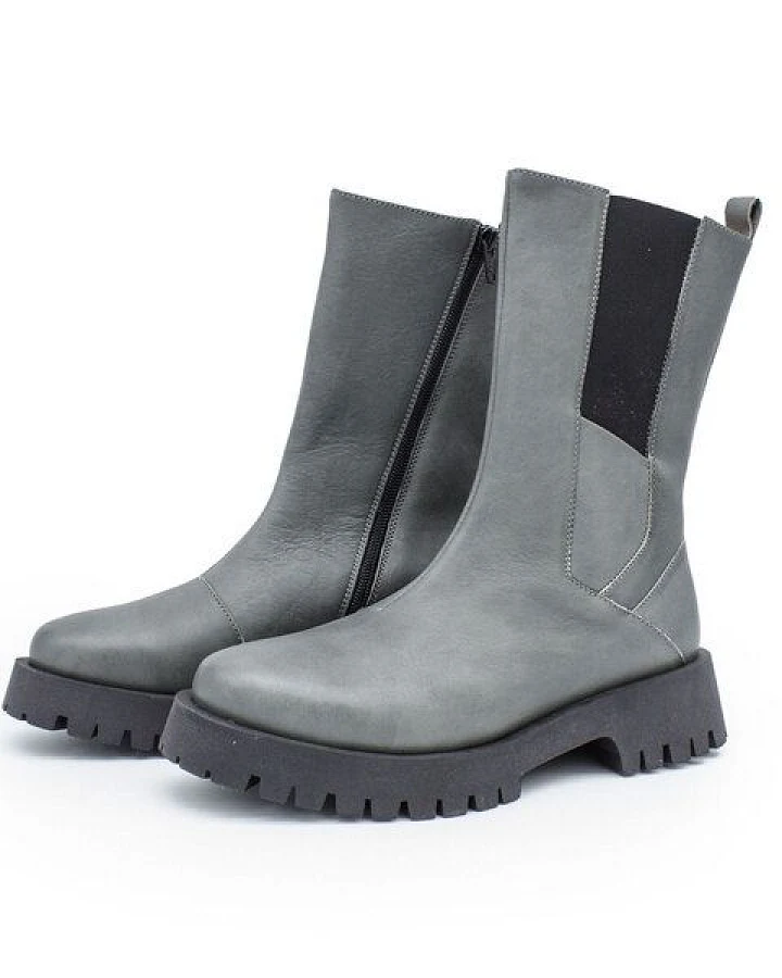Werner Schuhe Hoher Chelseaboot Igel