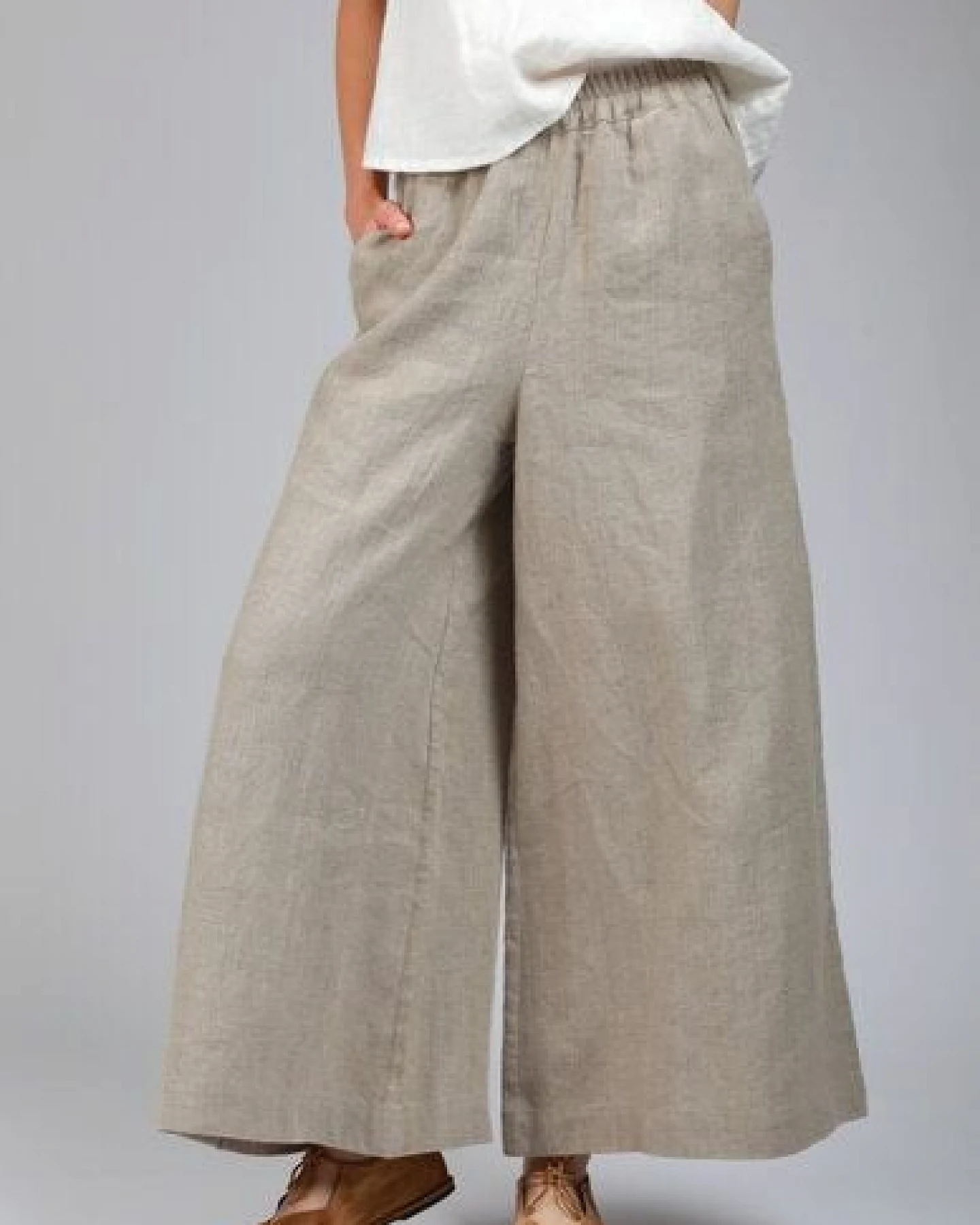 KNOTIUM KOKO Leinen Hosen und Blazer-Set – Ansicht 4