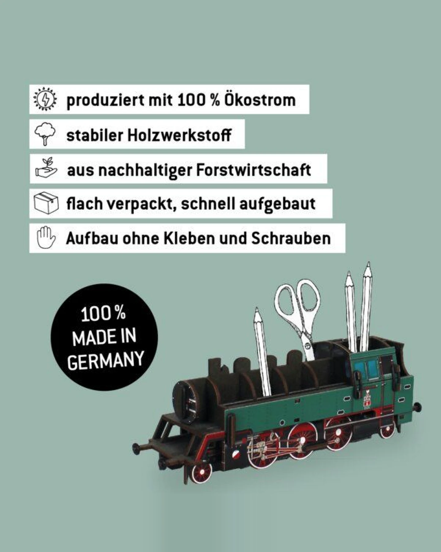 WERKHAUS Stiftebox Dampflok OKl 2 – Ansicht 2