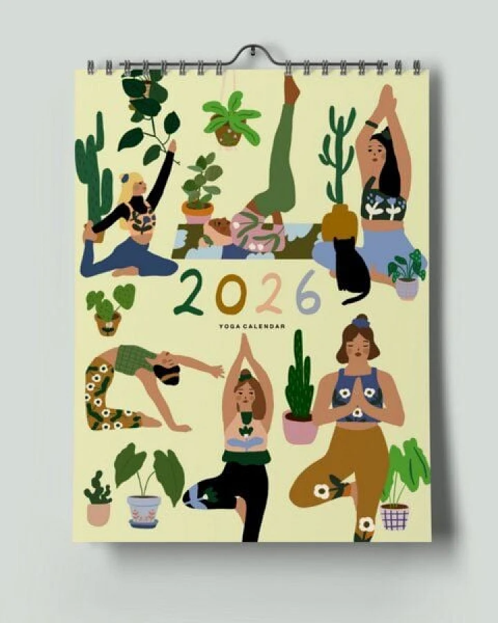 greenyogashop Yoga Kalender 2026