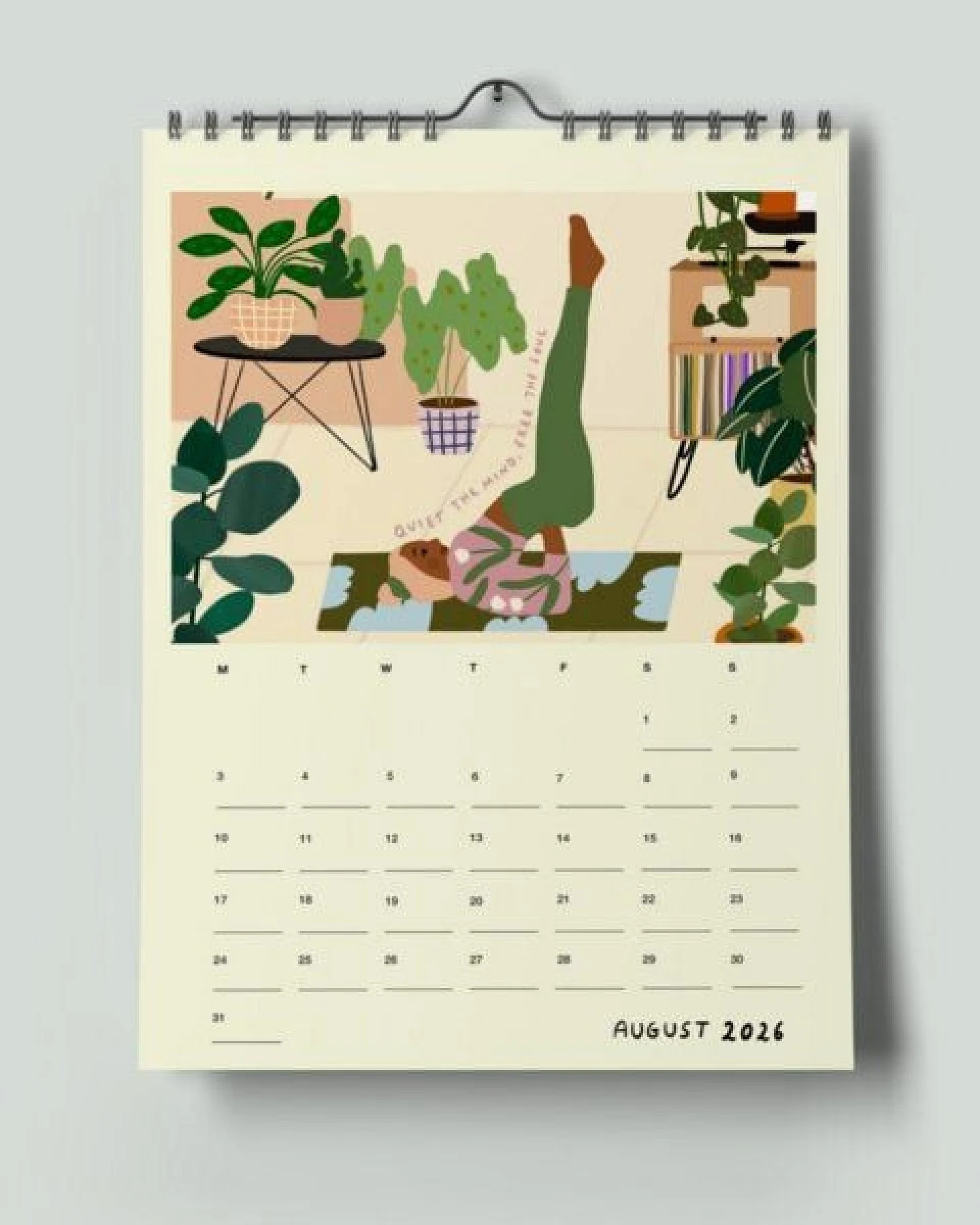 greenyogashop Yoga Kalender 2026 – Ansicht 4