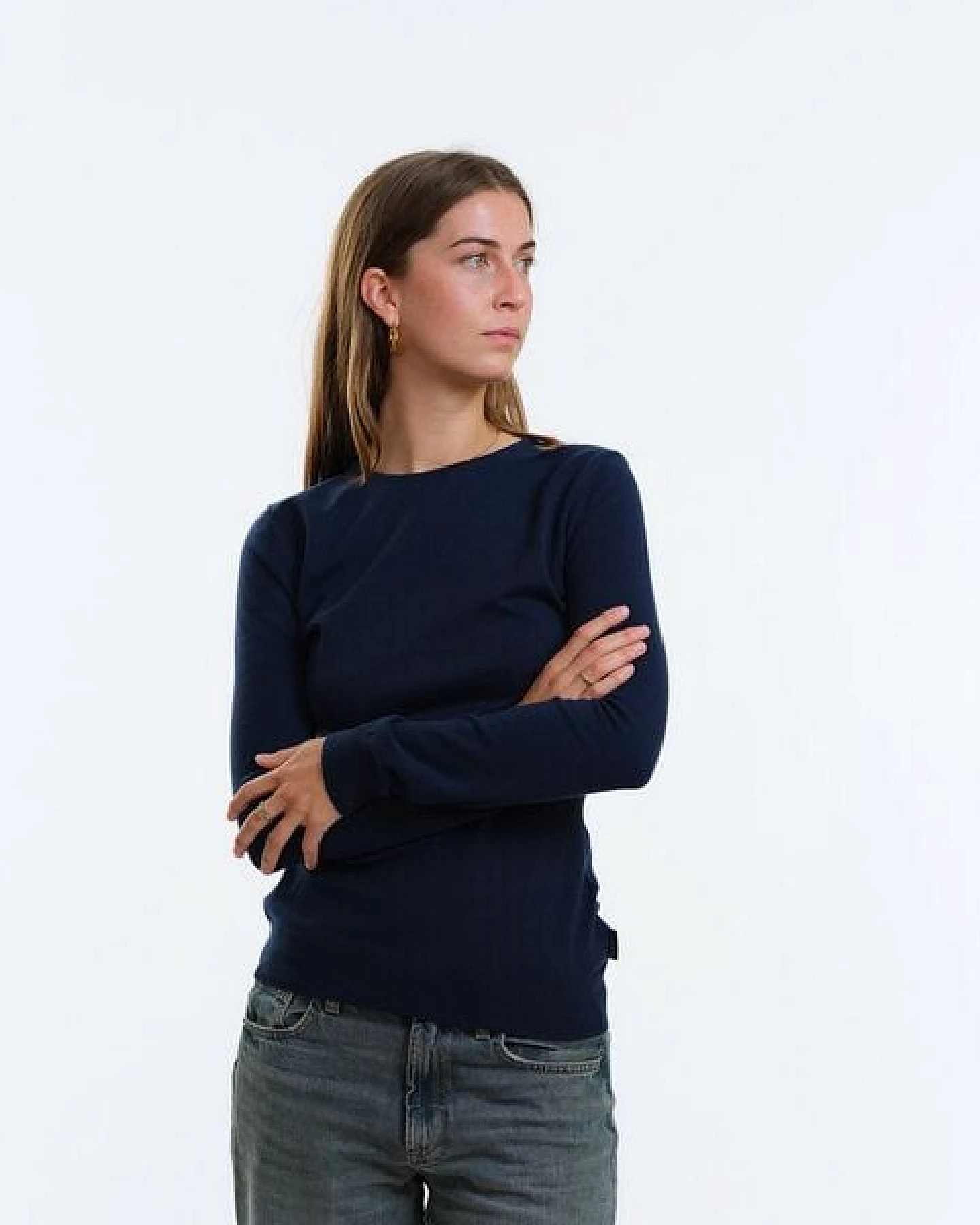 GARY MASH Gestricktes Slim Fit Longsleeve Yuma aus Biobaumwolle – Ansicht 4