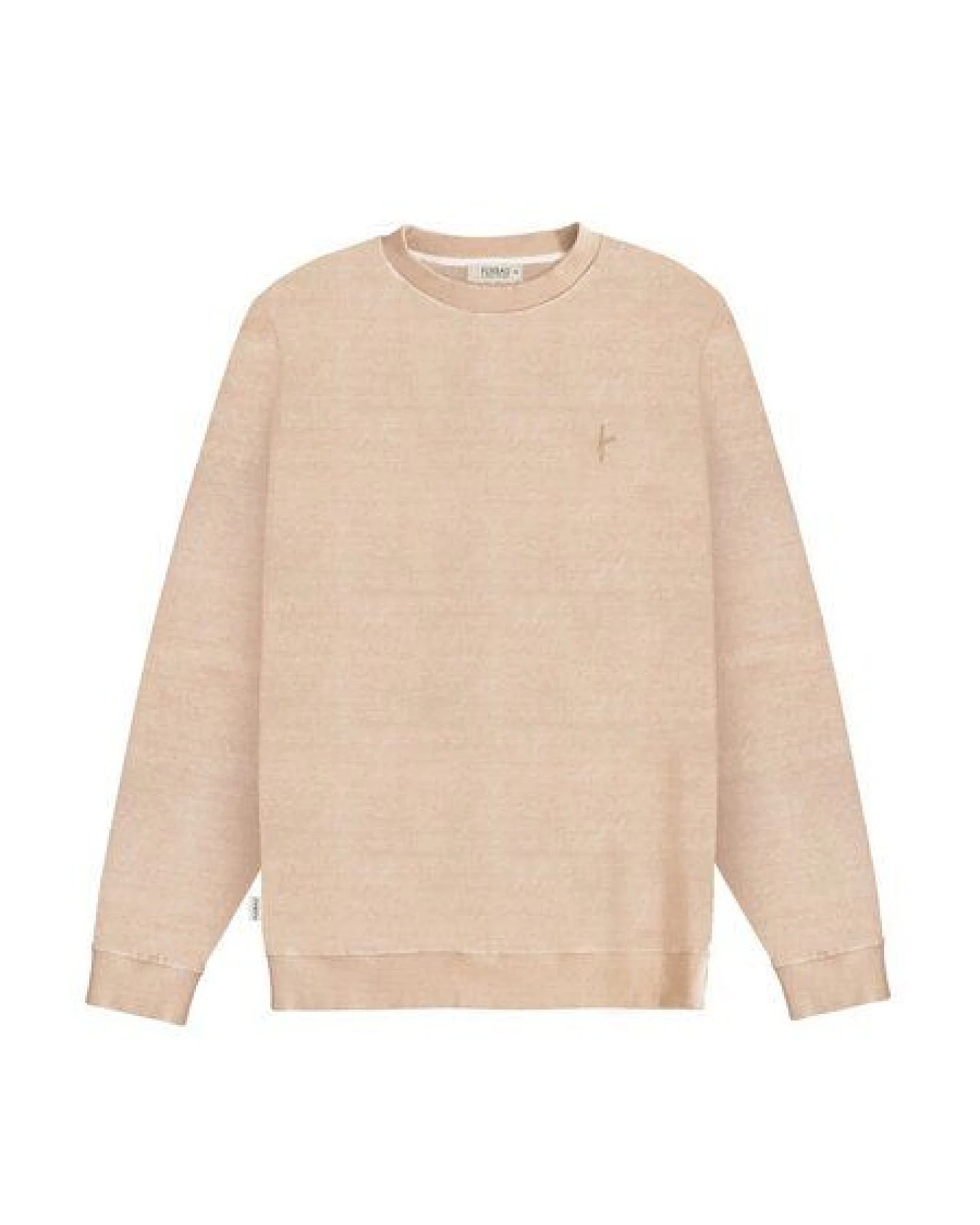 FUXBAU Männer Samt Pullover - beige gelb geriffelt – Ansicht 2