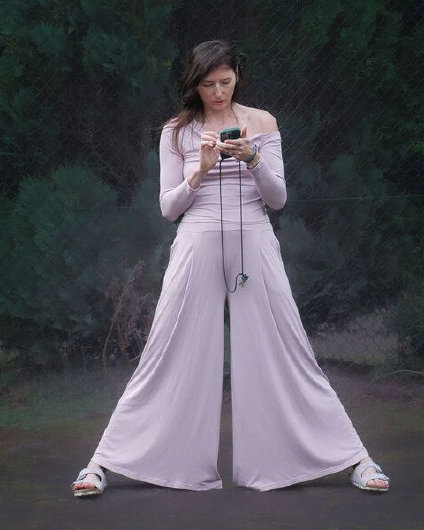 10 BODIES Weite Palazzo-Hose Kundalini TANTRA aus Modal – Ansicht 2