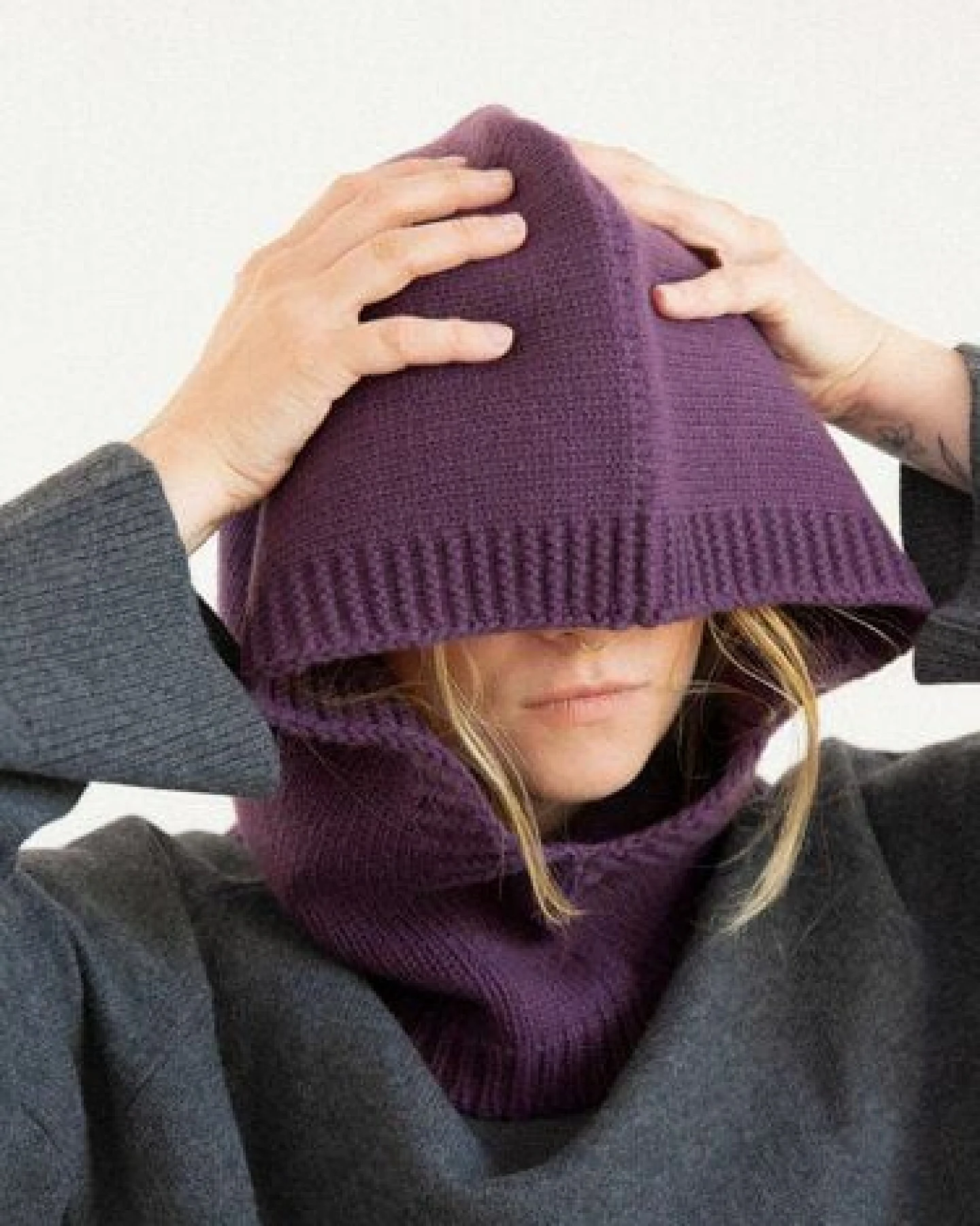 Kopyto KOALA Balaclava 100% Merinowolle Wollkapuze RWS-zertifiziert Eco – Ansicht 3