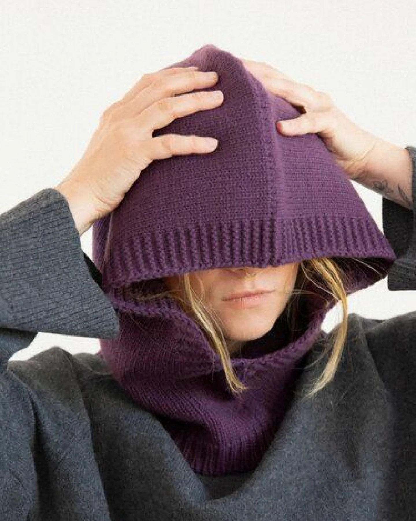 Kopyto KOALA Balaclava 100% Merinowolle Wollkapuze RWS-zertifiziert Eco – Ansicht 3