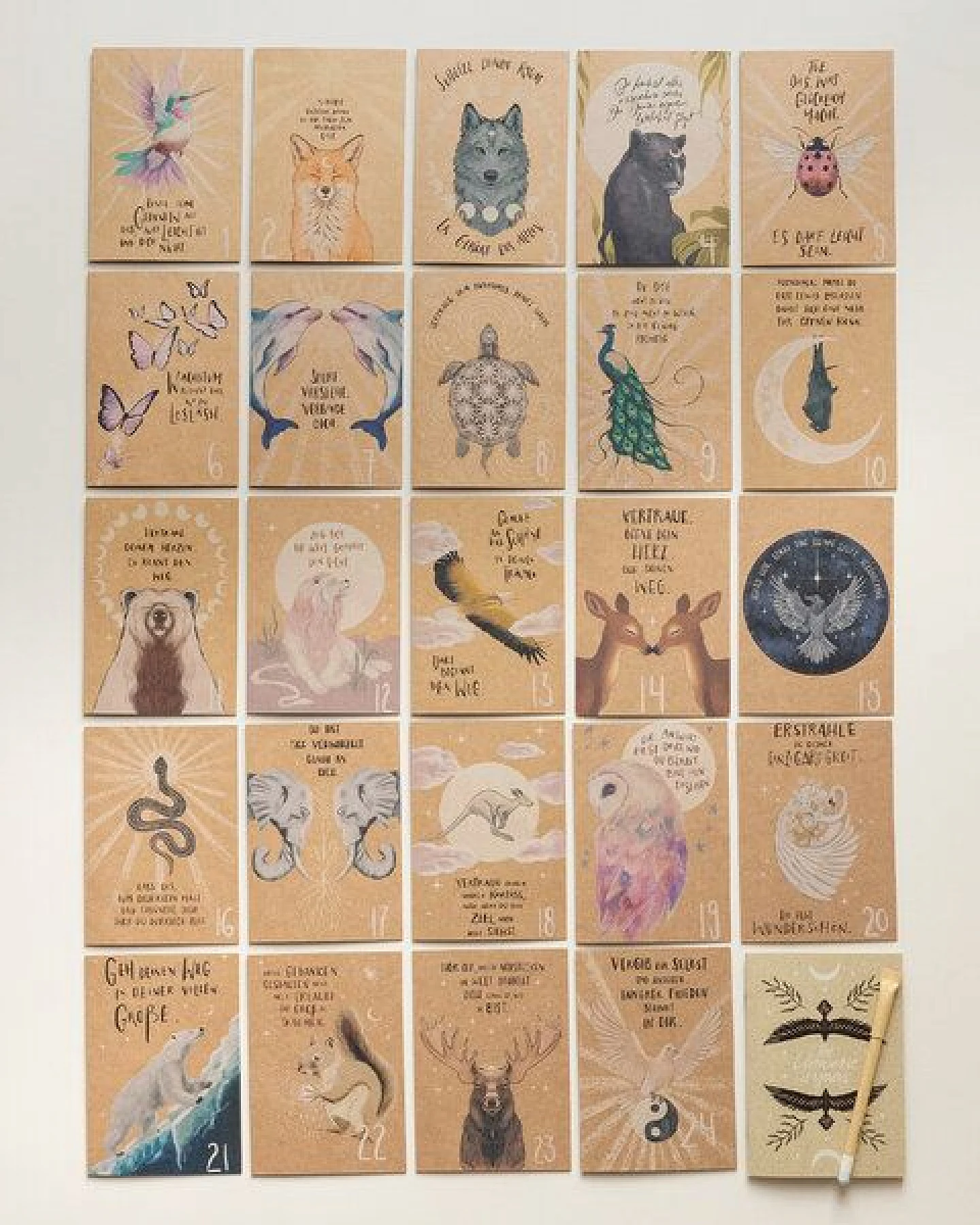 Oh Shanti Mindful Adventskalender 2025 – Animal Spirit Edition – Ansicht 2