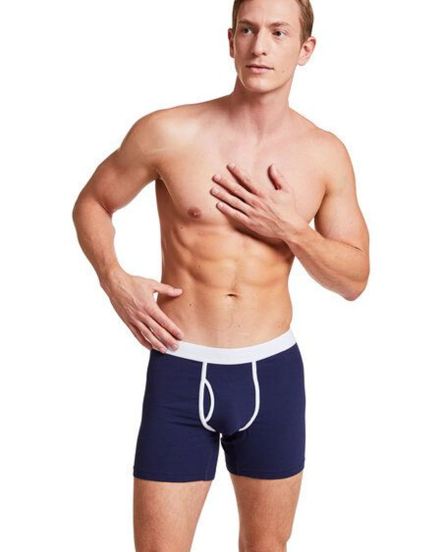 VATTER Boxer Brief "Classy Claus" Navy – Ansicht 2