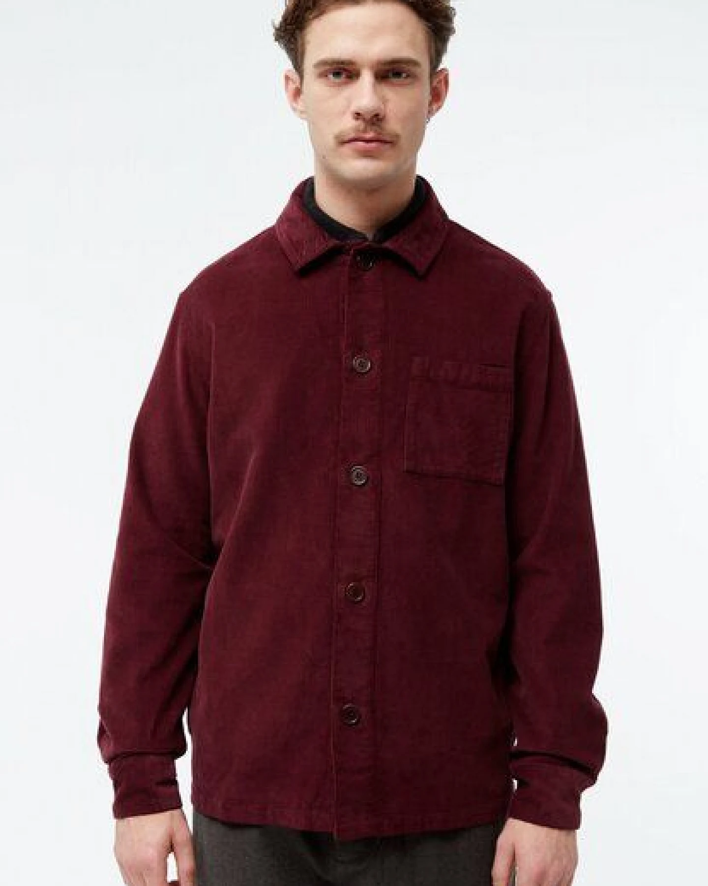 Givn Berlin Overshirt GBCURT aus Bio-Baumwollcord – Ansicht 3