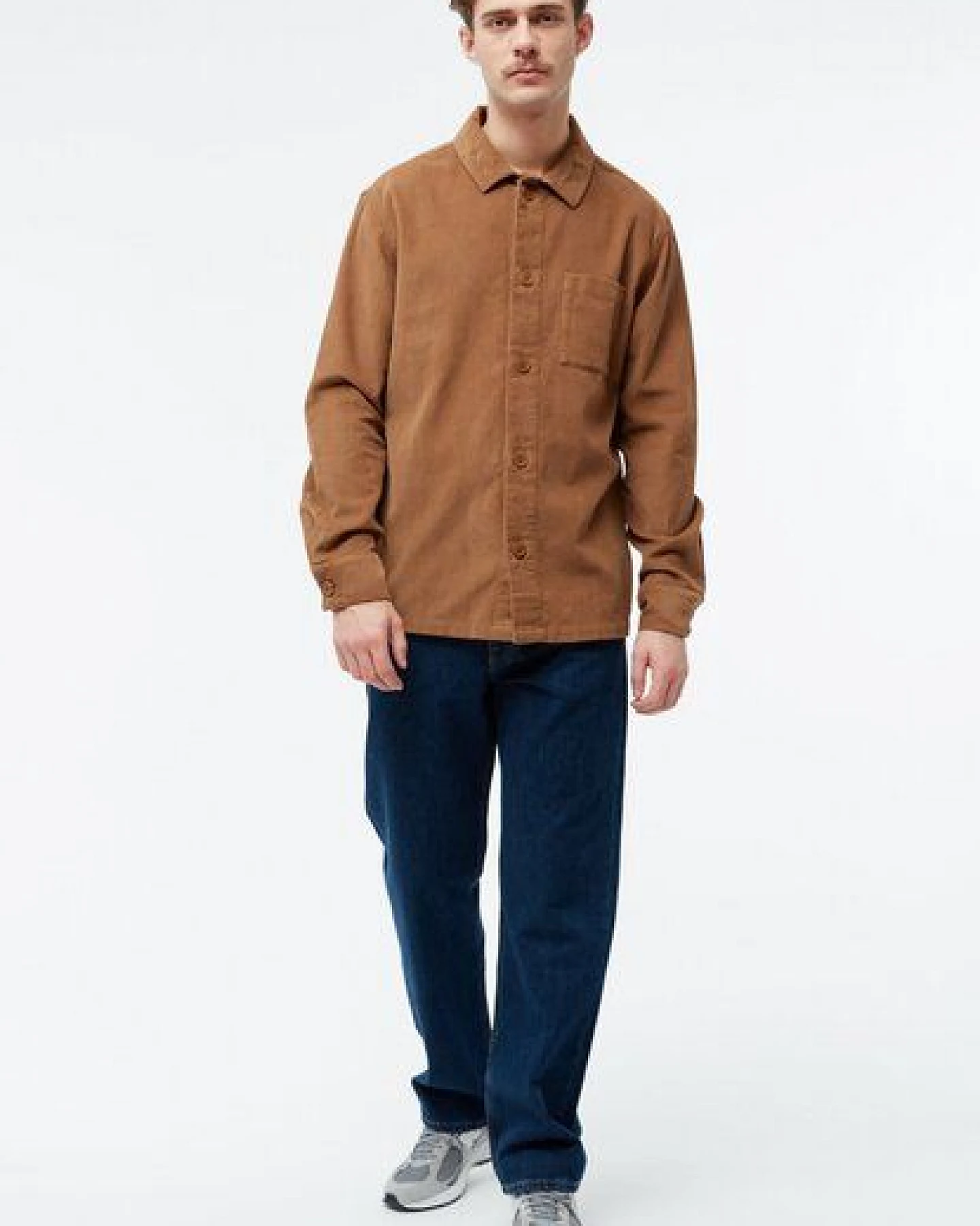 Givn Berlin Overshirt GBCURT aus Bio-Baumwollcord – Ansicht 3