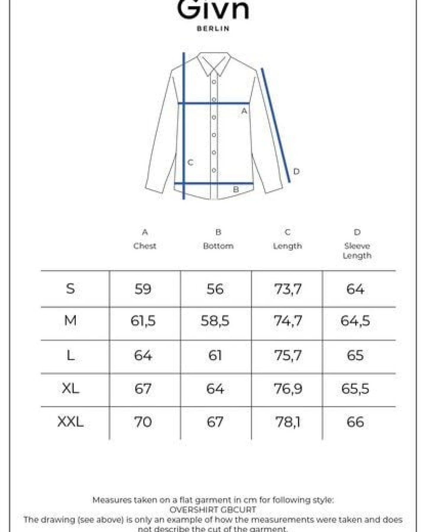 Givn Berlin Overshirt GBCURT aus Bio-Baumwollcord – Ansicht 4