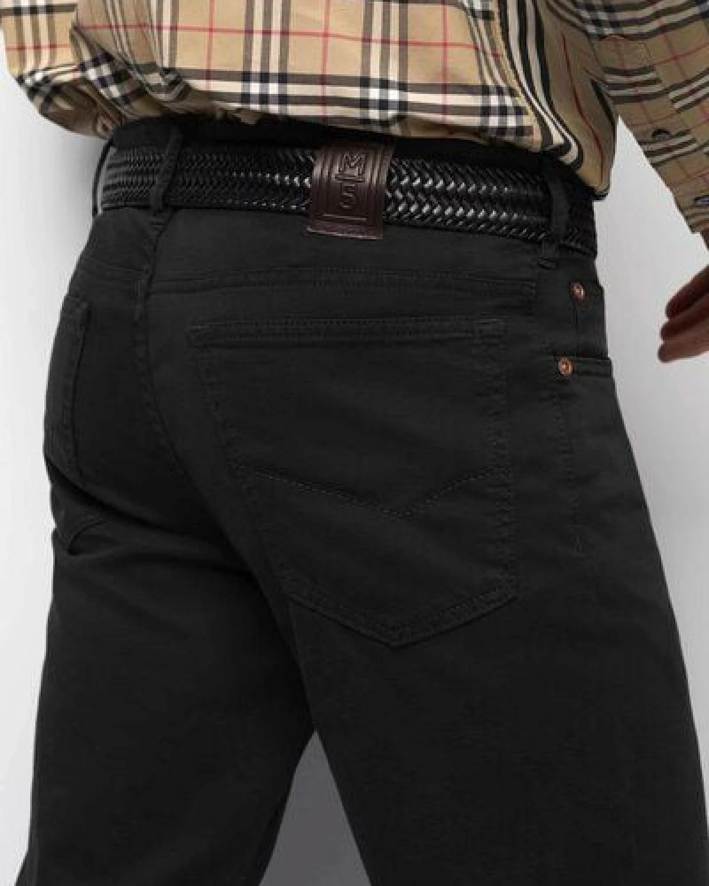 M 5 BY MEYER Five Pocket in Premium Satin – Ansicht 4