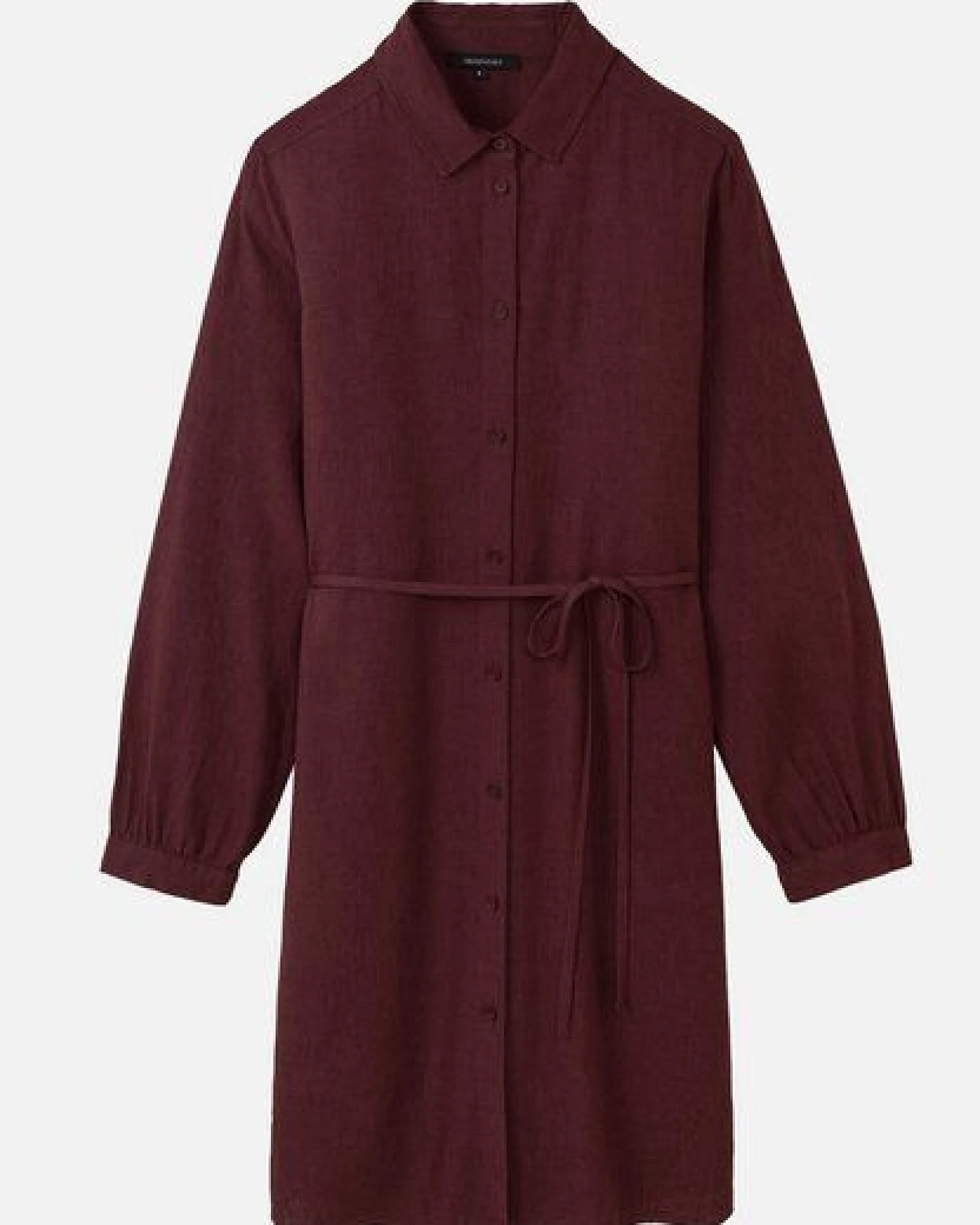 Damen Kleid aus Bluse aus Leinen und LENZING ECOVERO Viskose Mix - MELON - recolution – Ansicht 2