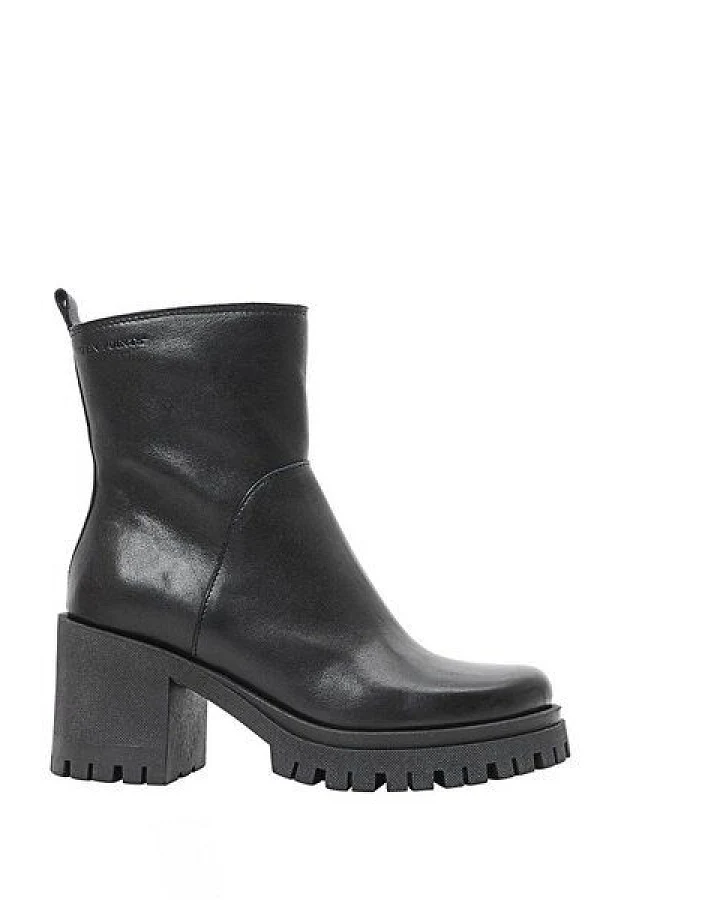 Ten Points Leder-Absatzboots, Ylva