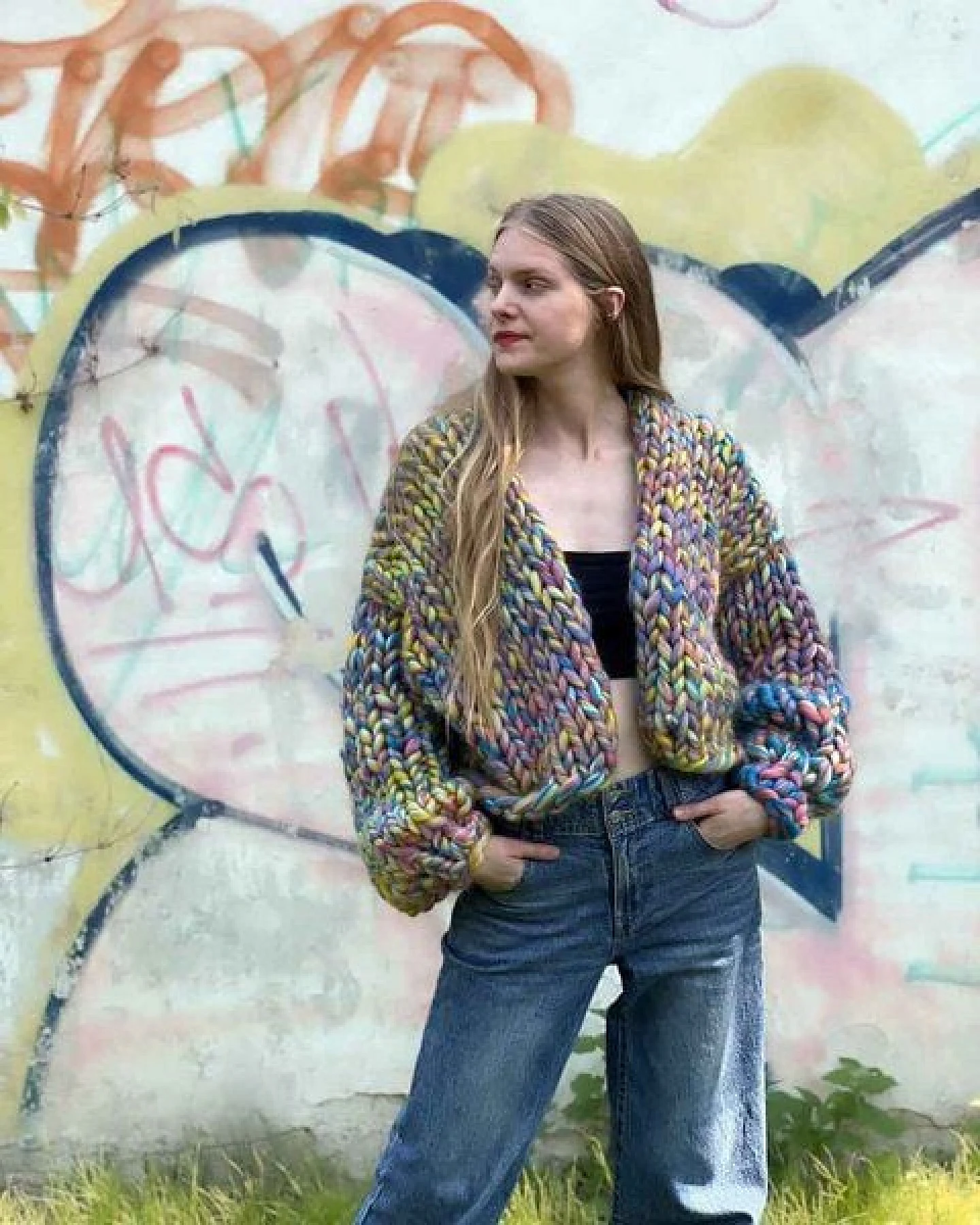PANAPUFA Strickjacke aus dicker Wolle – Ansicht 4