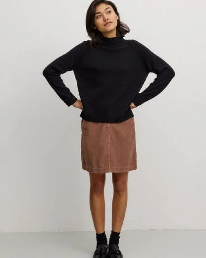 Damen Strickpullover aus Bio-Wolle und Bio-Baumwolle - ELEOCHARIS - recolution