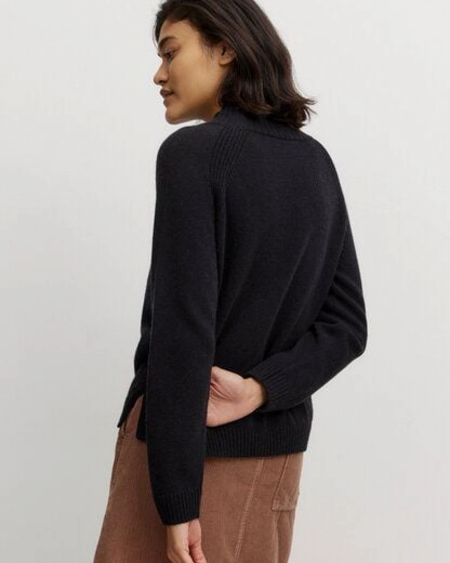 Damen Strickpullover aus Bio-Wolle und Bio-Baumwolle - ELEOCHARIS - recolution – Ansicht 4