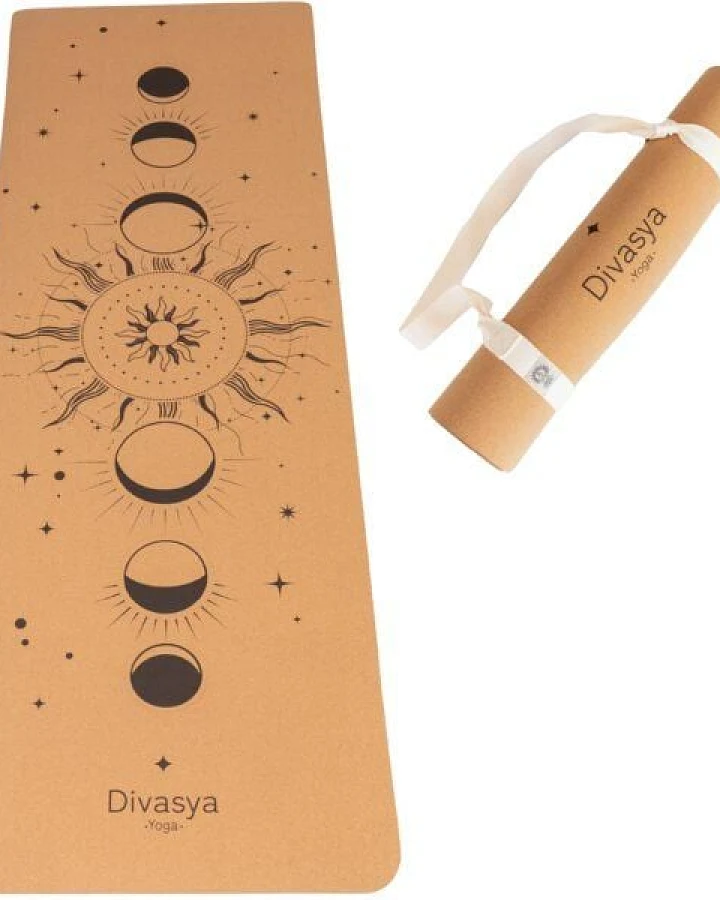 Divasya Leichte Kork Yogamatte