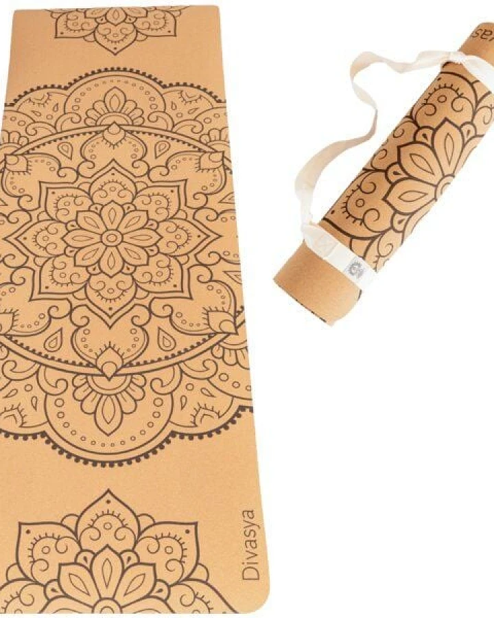 Divasya Leichte Kork Yogamatte